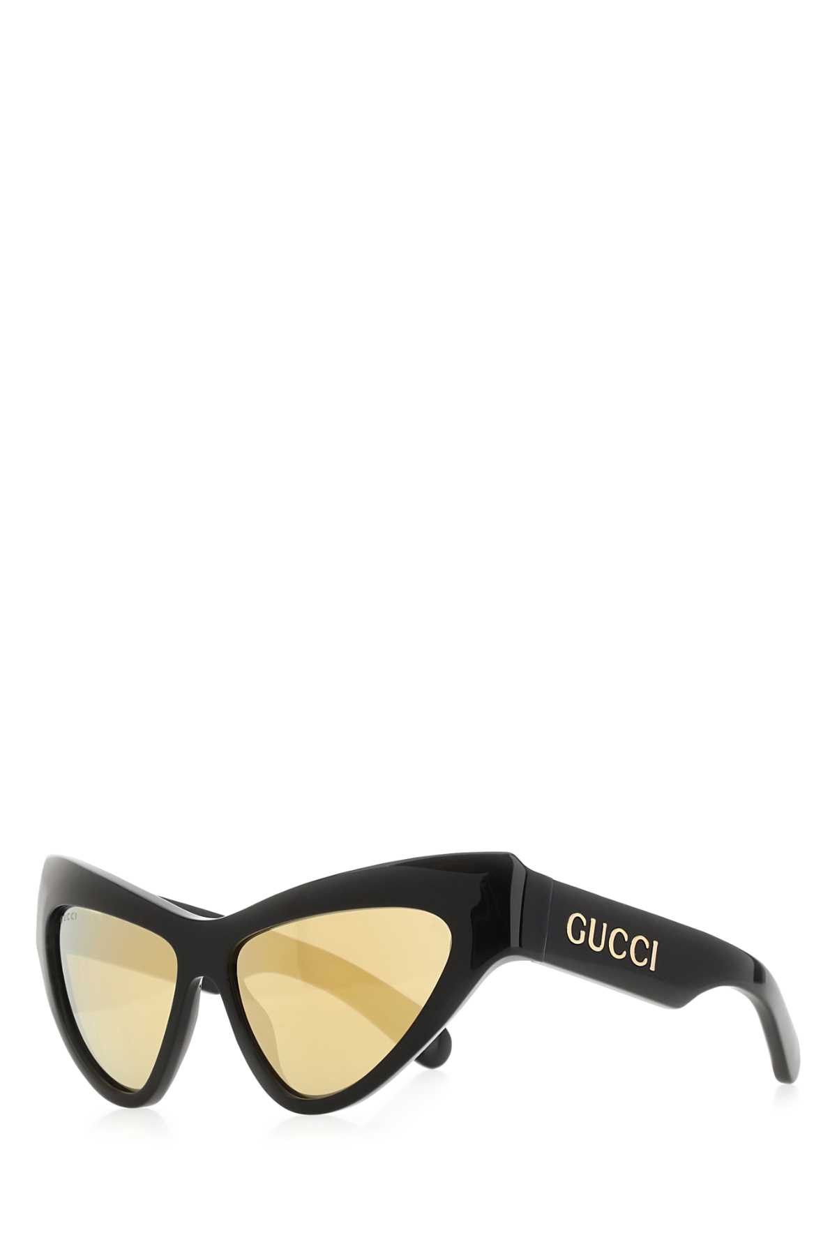 Gucci Black Acetate Sunglasses Size ONE SIZE - 1 Thumbnail