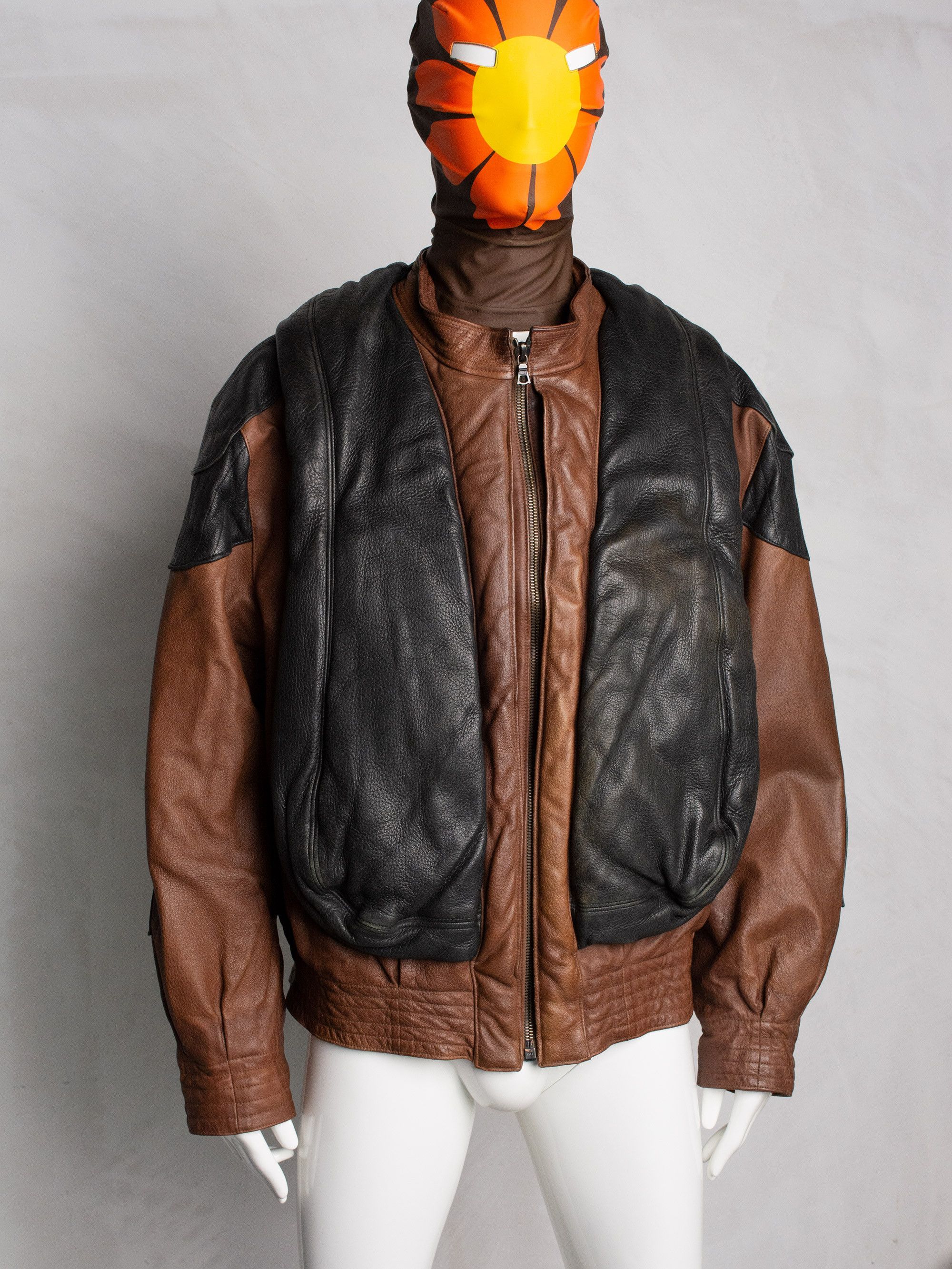 Marithe + Francois Girbaud Marithé & François Girbaud - 1980s - life preserver leather Size US L / EU 52-54 / 3 - 20 Thumbnail