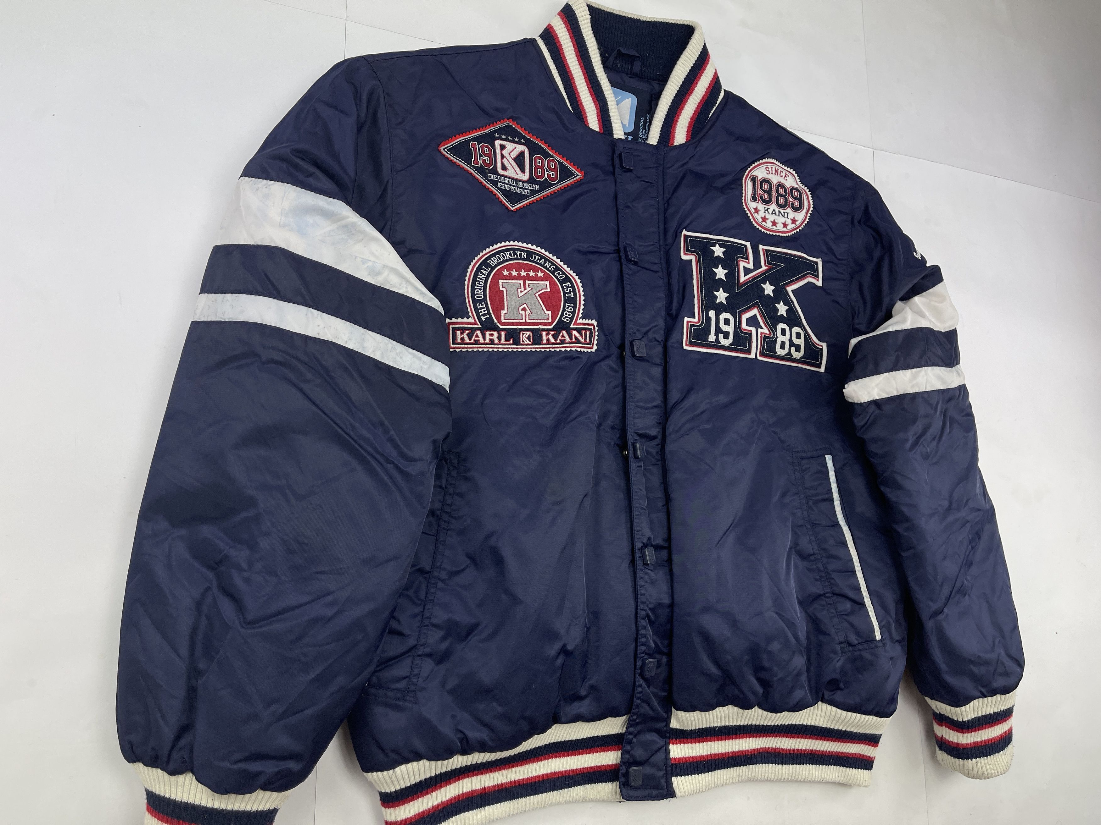 Karl Kani KARL KANI jacket, vintage bomber, 90s hip hop, 1990s size M Size US M / EU 48-50 / 2 - 6 Thumbnail