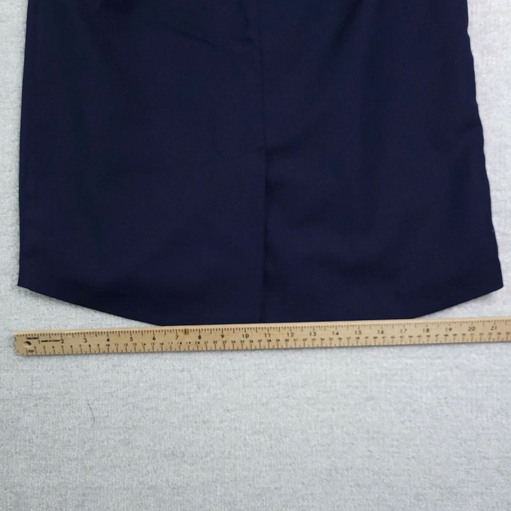 Vintage Vintage~Nygard Collection~Wool Pencil Lined Skirt Blue Sz 16 Size 38" / US 16 / IT 52 - 5 Thumbnail