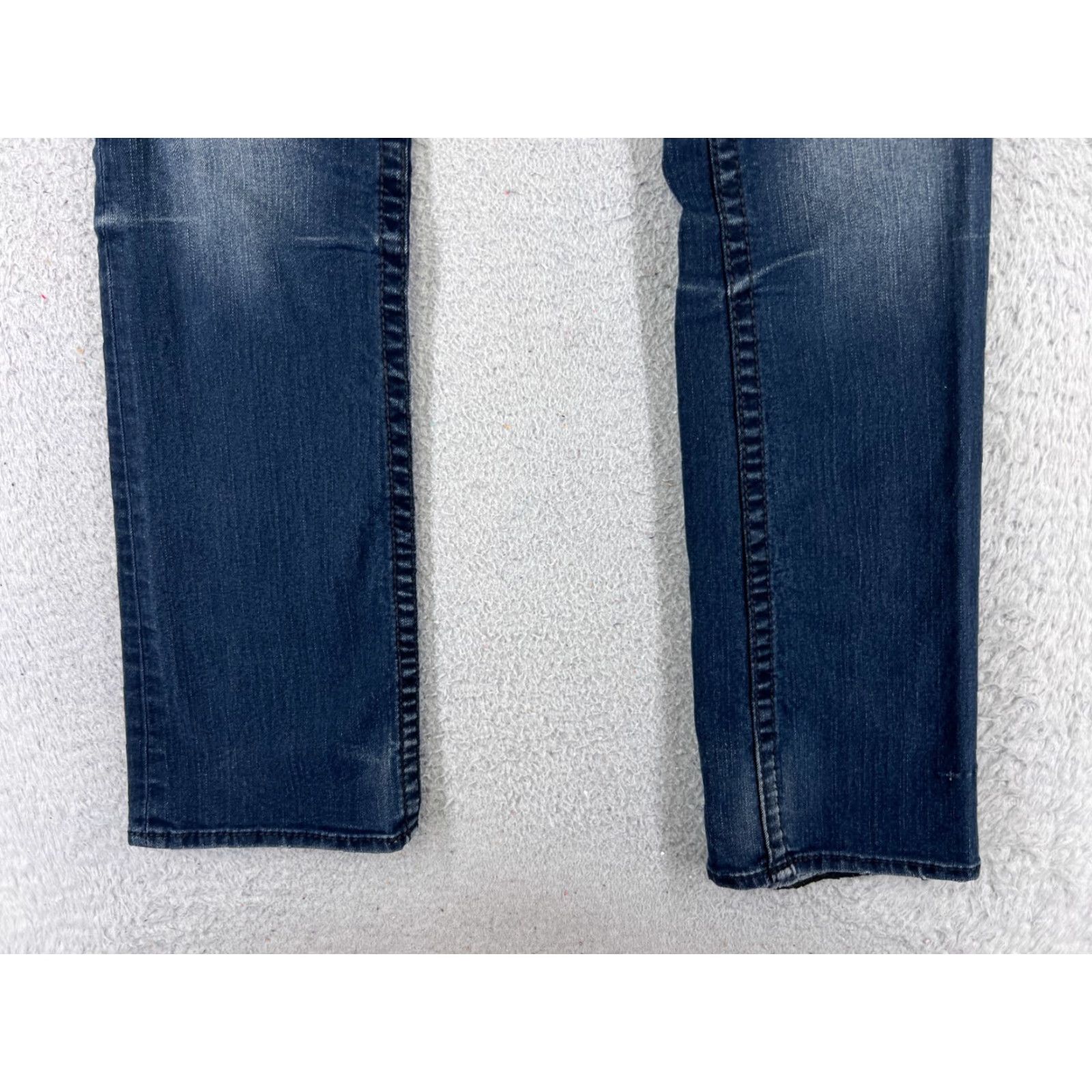 Denime Taverniti So Jeans Women's Bootcut Jeans Size 25 Blue Distressed Denim Regular Fit Size 42" / US 20 - 2 Thumbnail