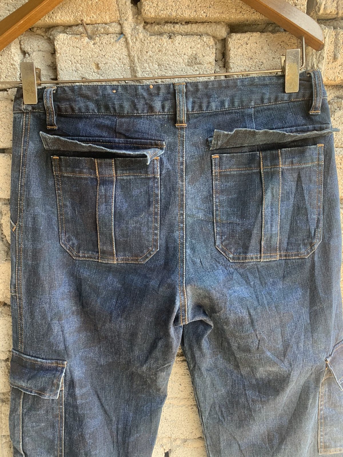 Japanese Brand Vintage Japanese Cargo Camo Jeans Size US 30 / EU 46 - 8 Thumbnail