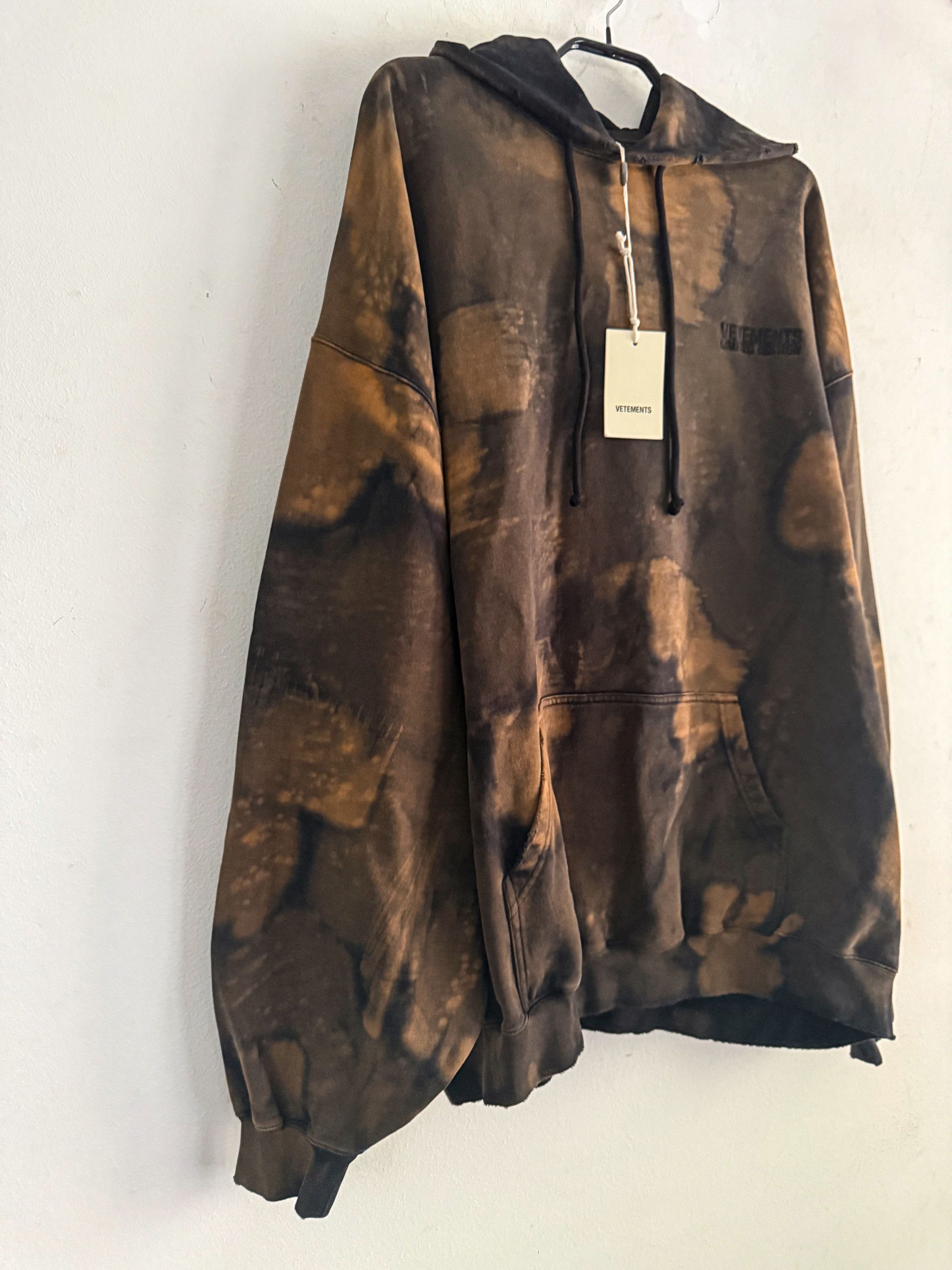 Vetements Overbleached Cotton Hoodie Size US L / EU 52-54 / 3 - 3 Thumbnail