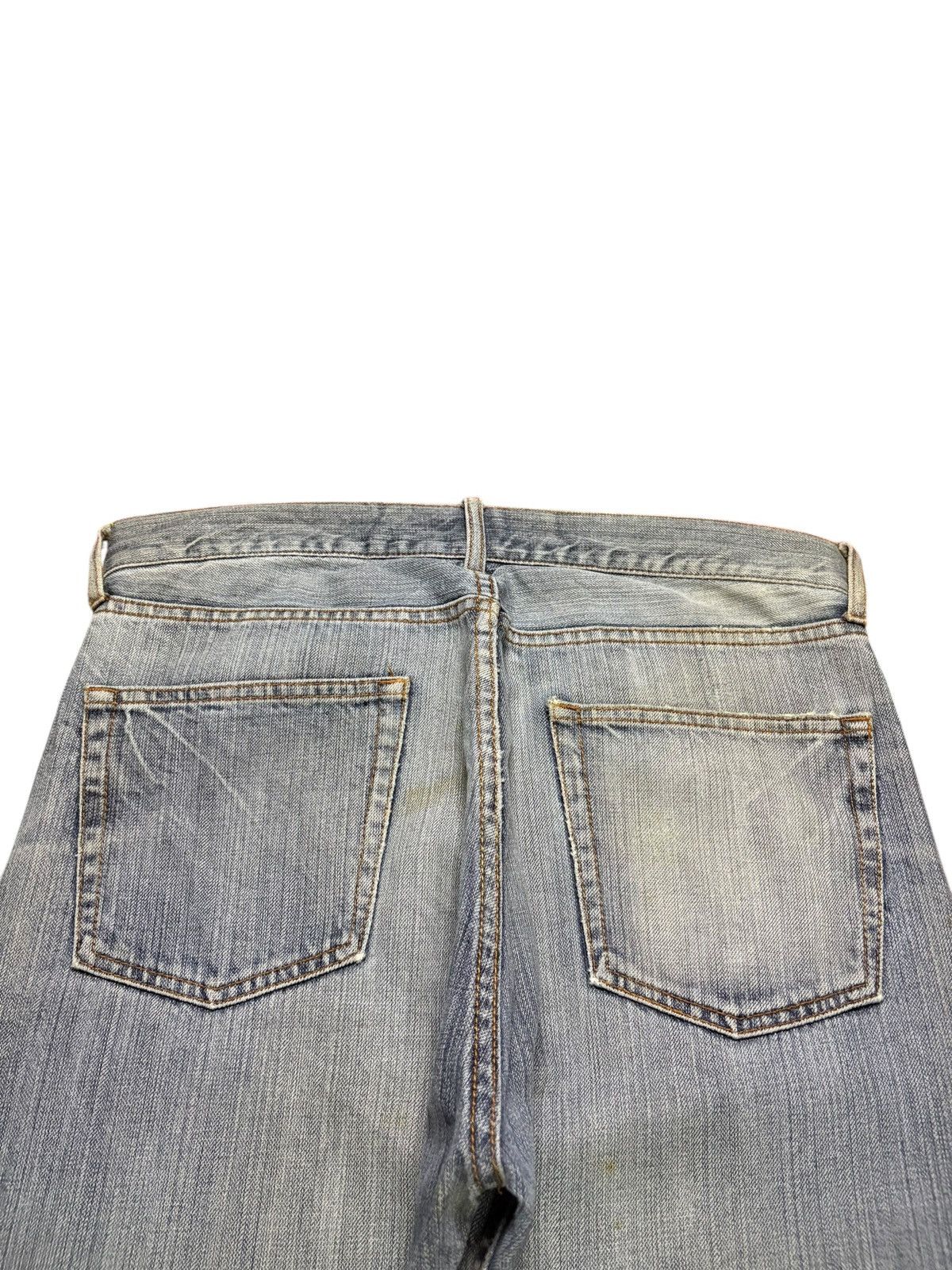 Japanese Brand Vintage Japanese Brand Mud Wash Distress Loose Baggy Jeans Size US 32 / EU 48 - 8 Thumbnail