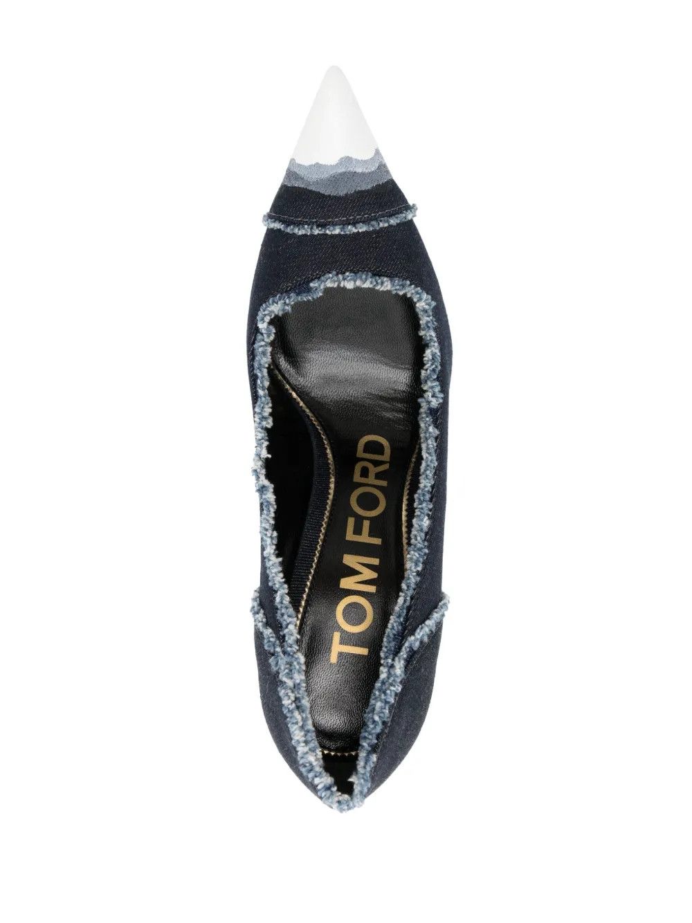 Tom Ford o1y0126 Denim Pumps in Multicolor Size US 6.5 / IT 36.5 - 3 Thumbnail