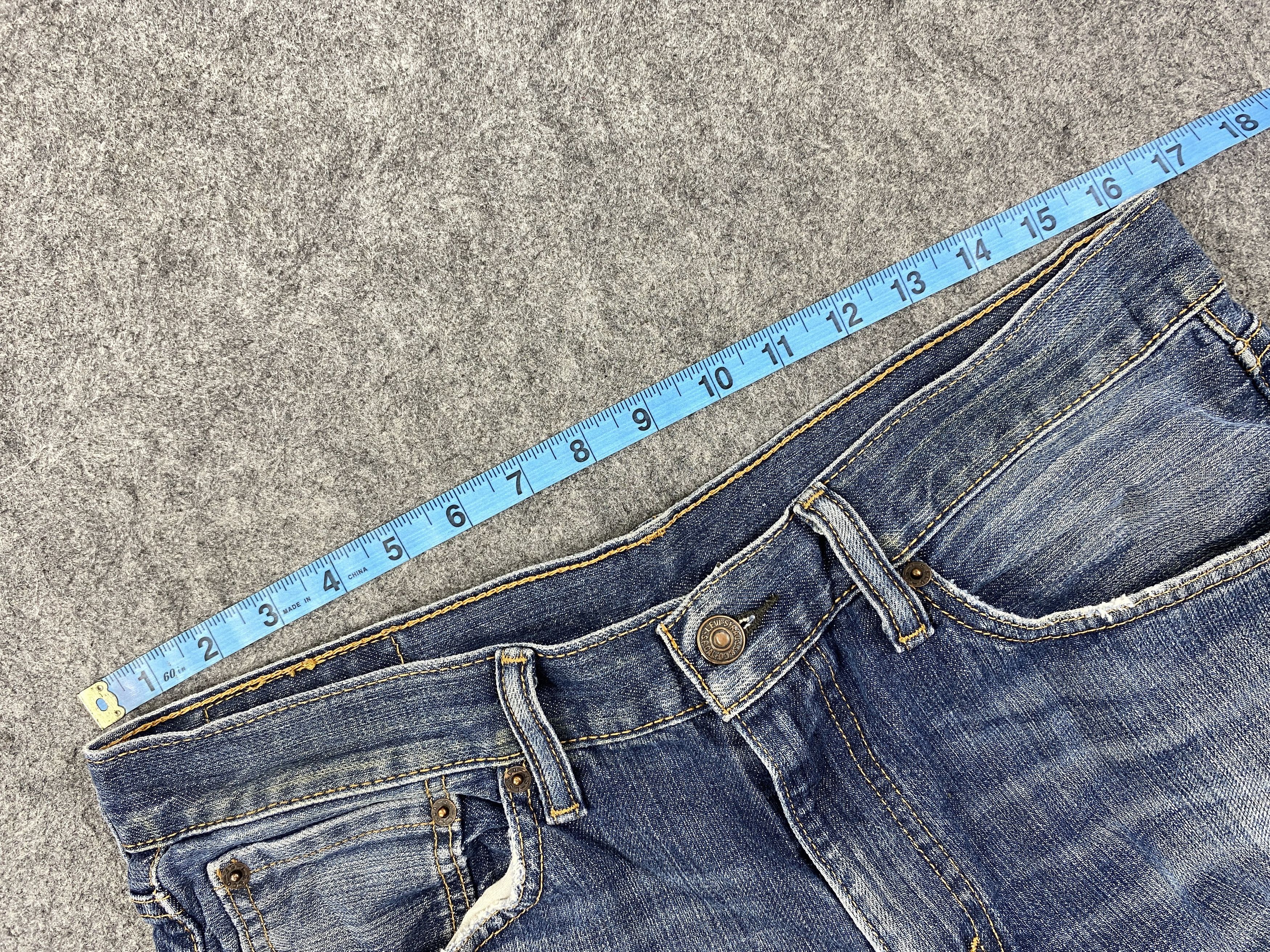 Levi's Distressed Blue Vintage Levi's 511 33x32 Denim -JN1765 Size US 33 - 5 Thumbnail