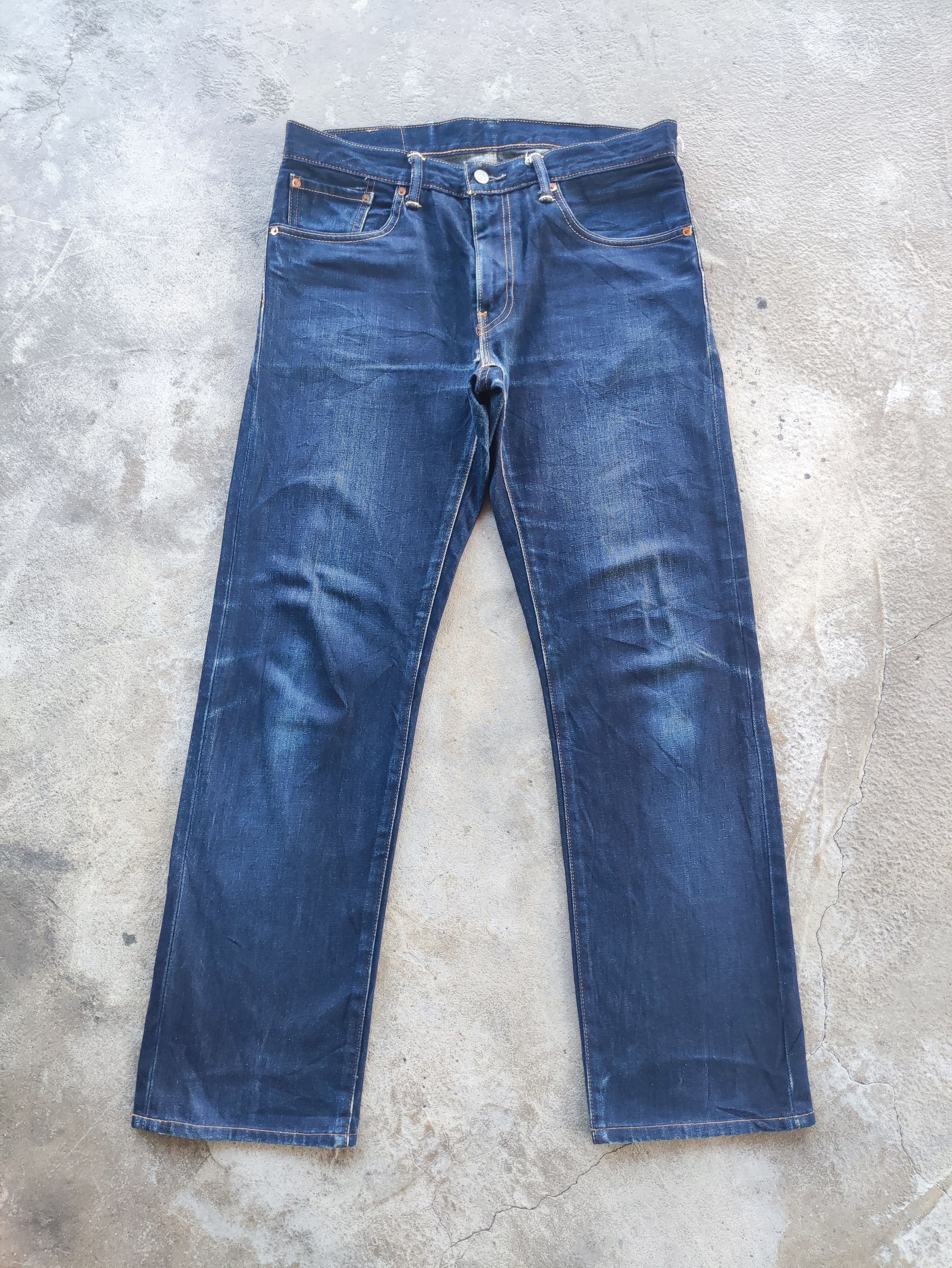 Levi's Vintage Levi's Brand Straight Cut Denim Faded Pants Size US 35 - 1 Thumbnail