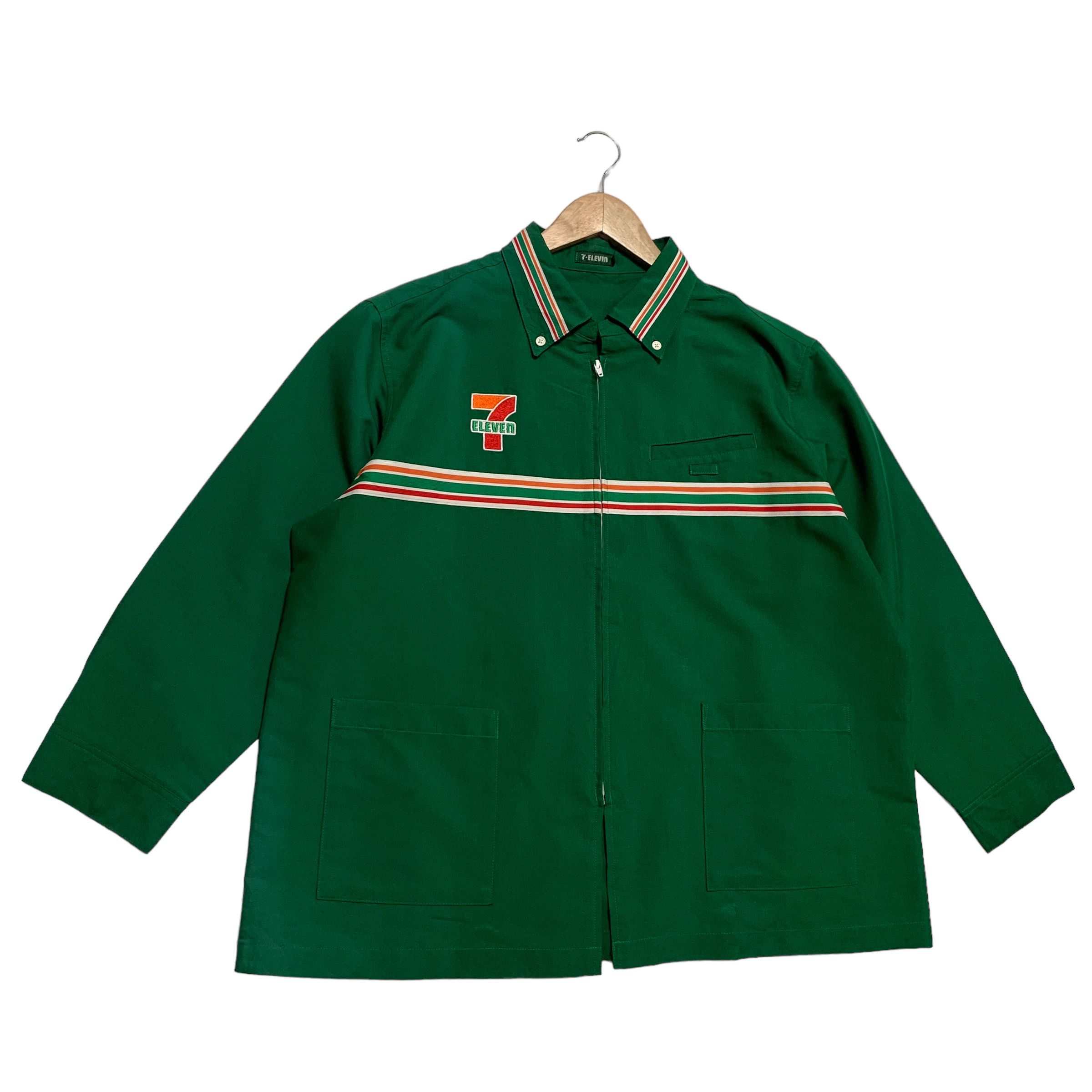 Japanese Brand 7 Eleven Long Sleeve Zipper Shirt Size US L / EU 52-54 / 3 - 3 Thumbnail
