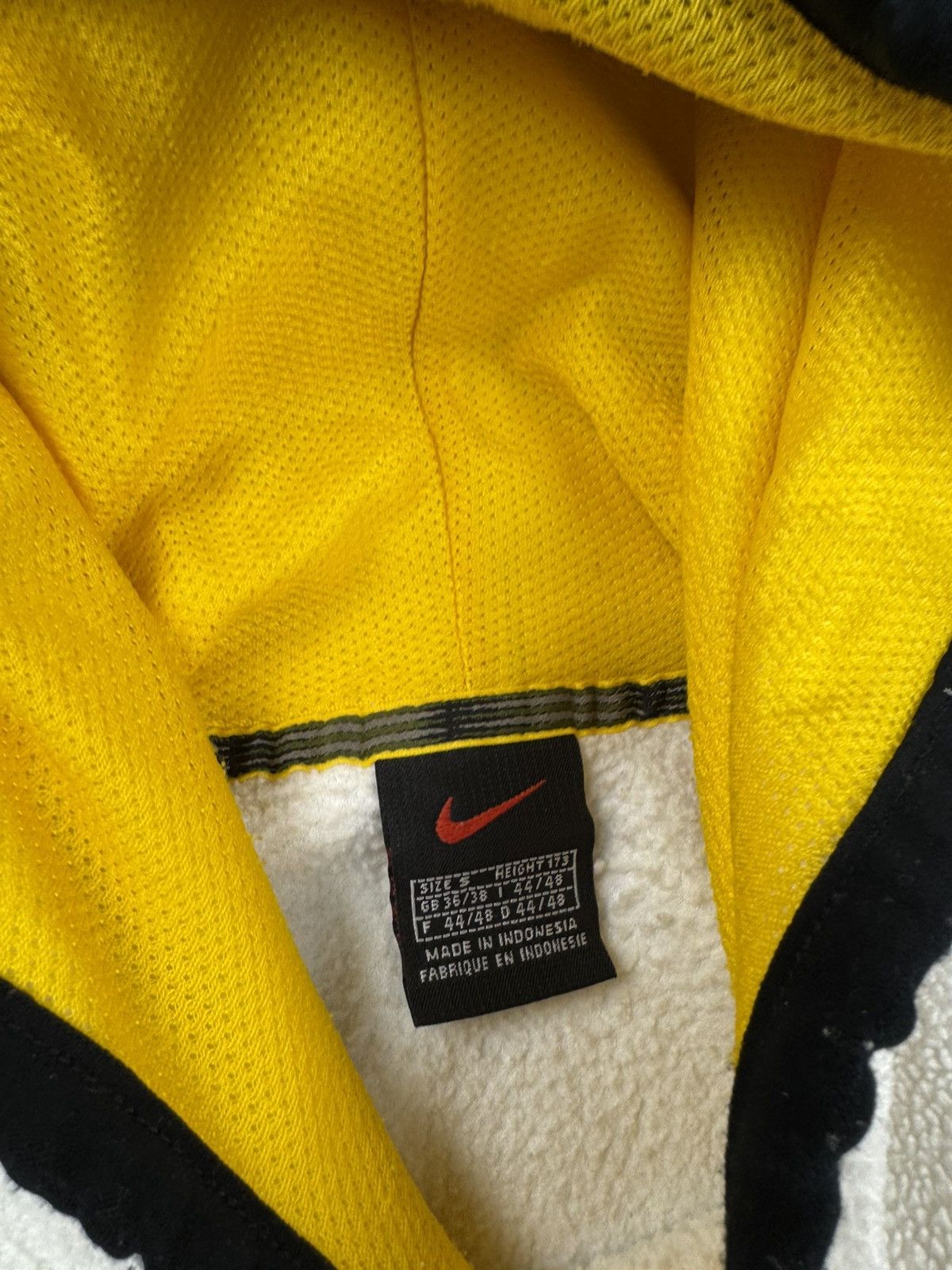 Nike × Vintage NIKE TEDDY FLEECE VINTAGE CENTER LOGO OVERSIZE BOXY HOODIE Size US S / EU 44-46 / 1 - 8 Thumbnail