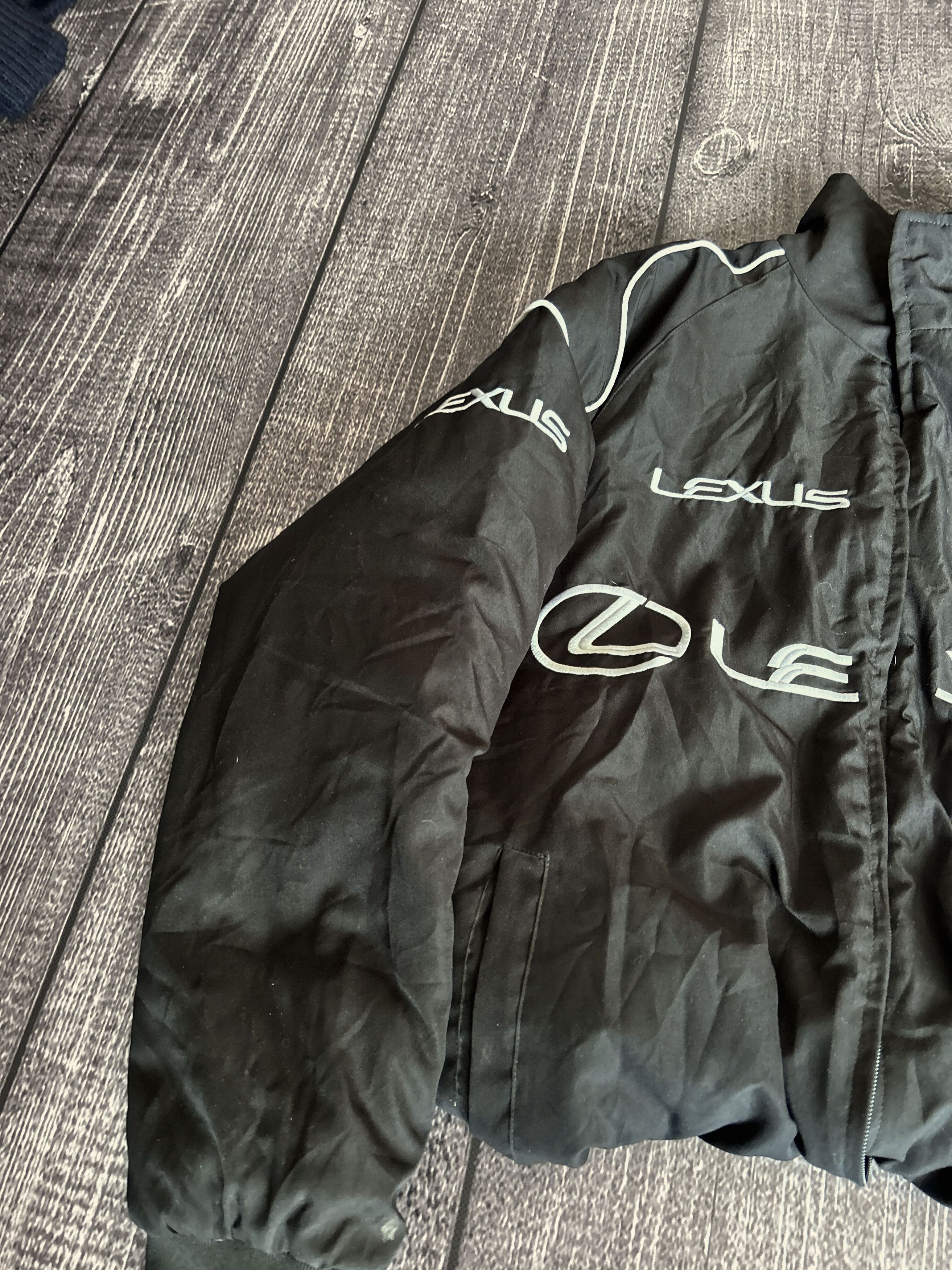 Vintage VTG Luxury Balenciaga Style Lexus Bomber Jacket 90s Size US XL / EU 56 / 4 - 2 Thumbnail