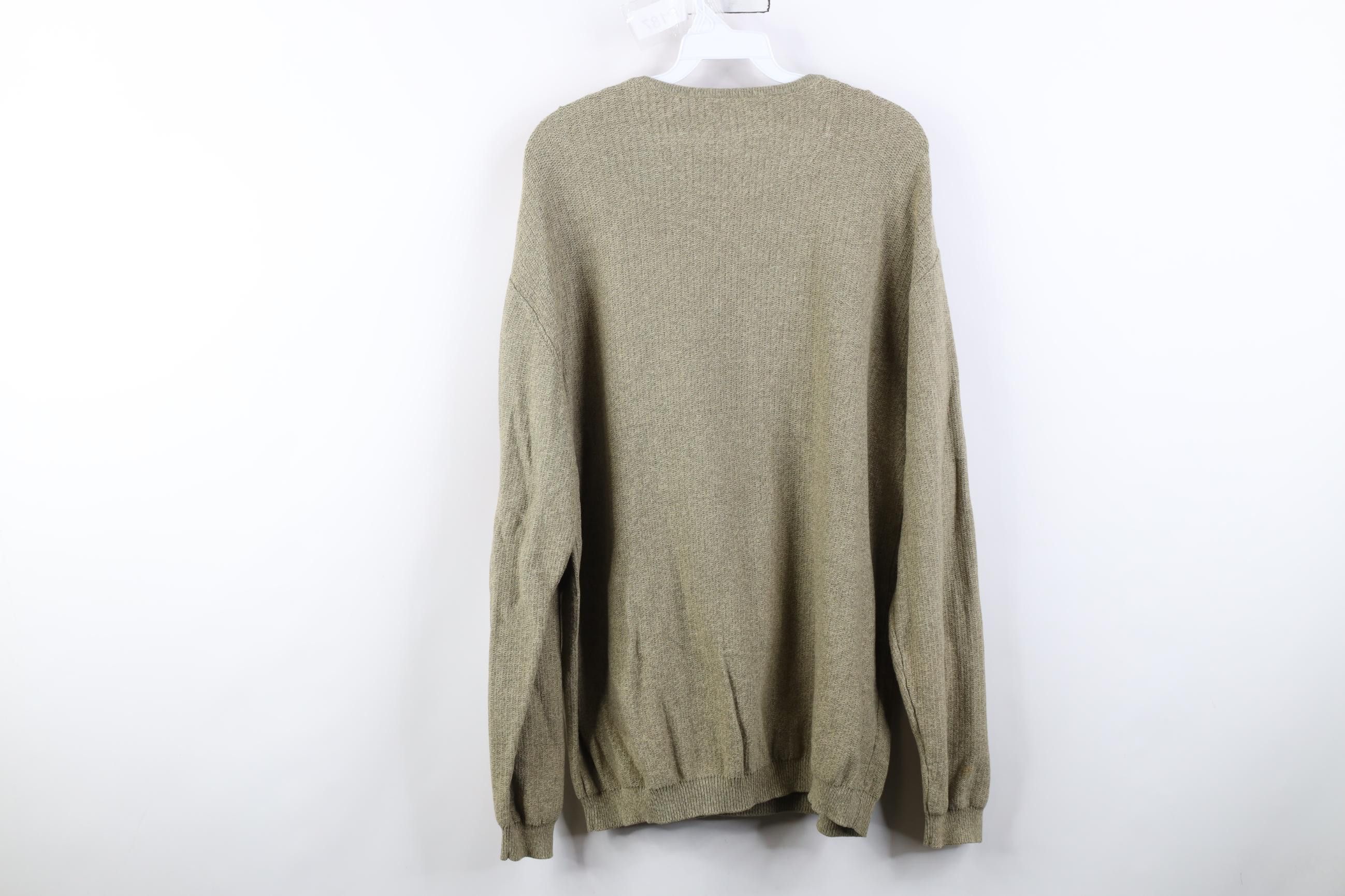 Tommy Bahama Vintage Tommy Bahama Gabardine Blend Knit Crewneck Sweater Size US XL / EU 56 / 4 - 7 Thumbnail