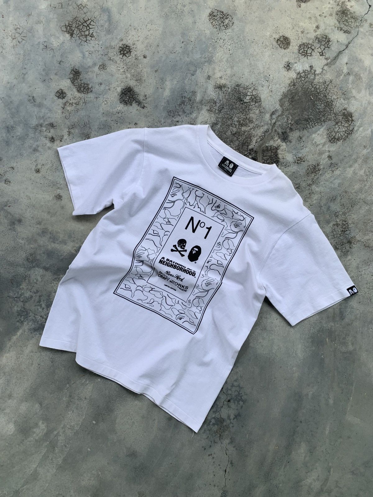 Bape × Neighborhood Bape X Neighborhood Tee Size US S / EU 44-46 / 1 - 11 Thumbnail