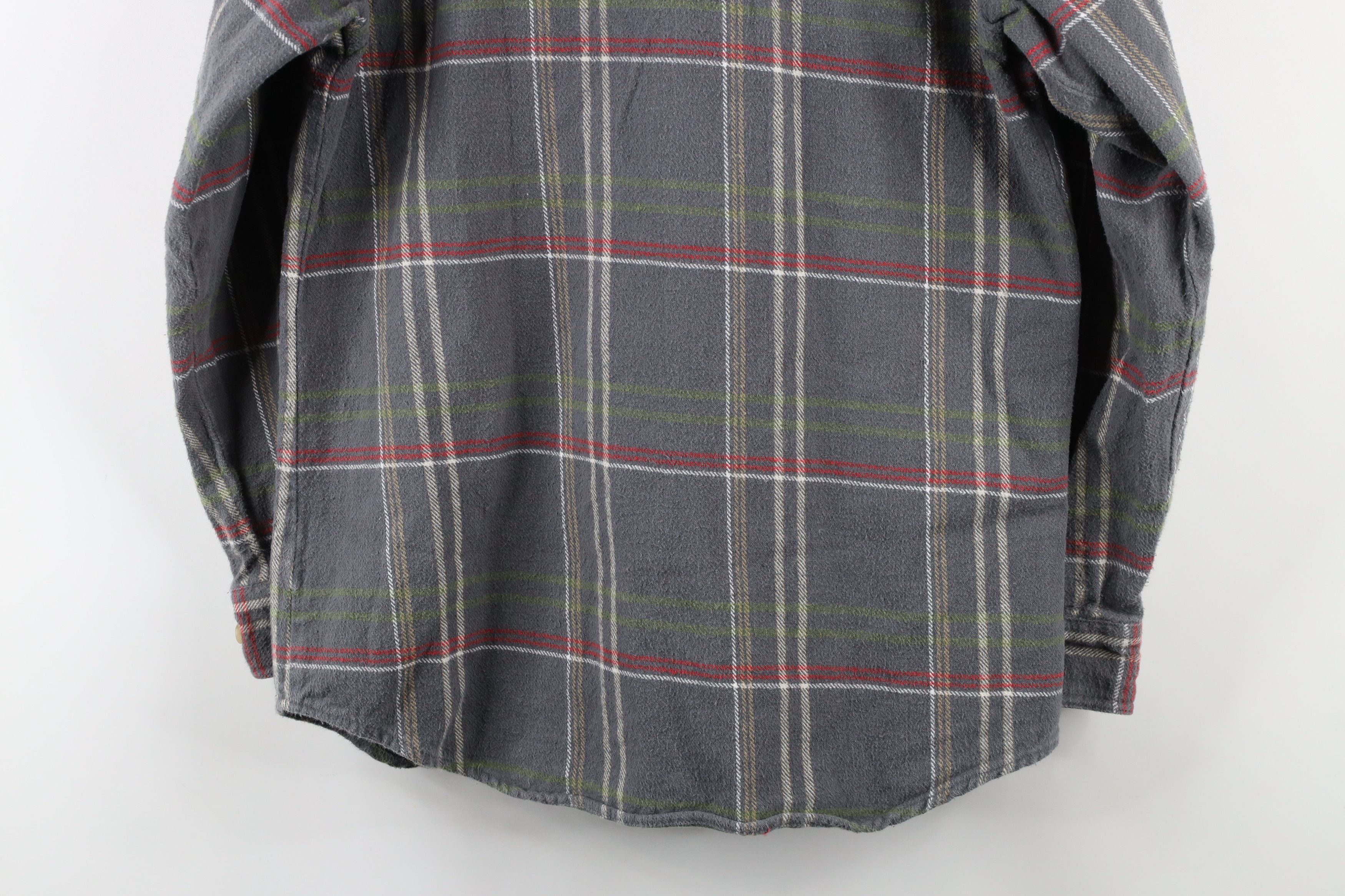 Dickies × Vintage Vintage 90s Dickies Heavy Flannel Collared Button Shirt Size US M / EU 48-50 / 2 - 10 Thumbnail