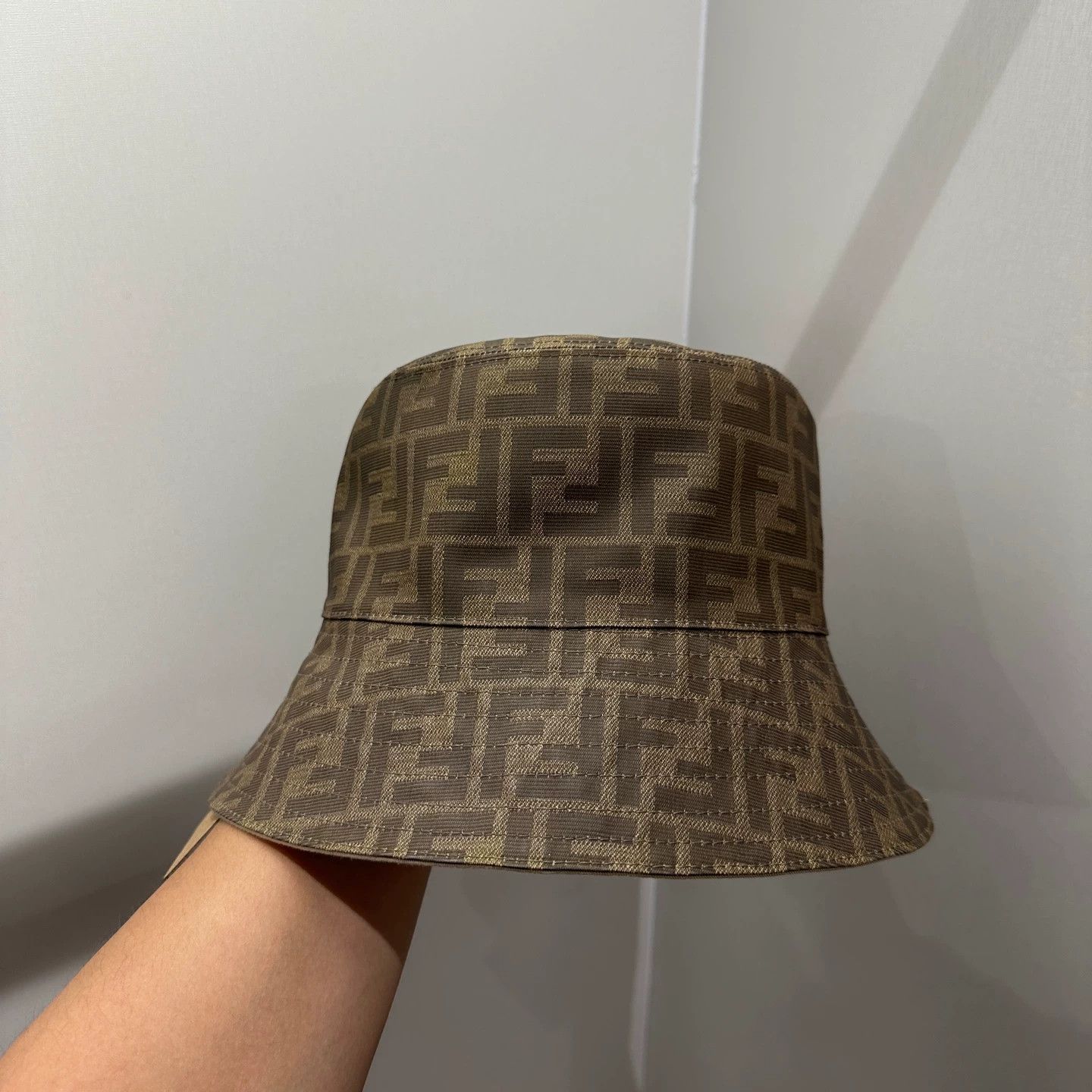 Fendi Fendi may668 FF Full Print Bucket Hat L Polyester Size ONE SIZE - 1 Thumbnail