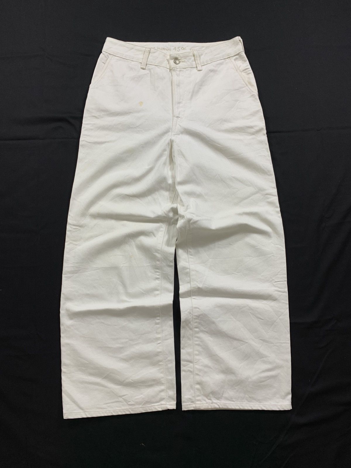 Orslow Japanese 45Rpm White pants jeans Size US 29 - 1 Thumbnail