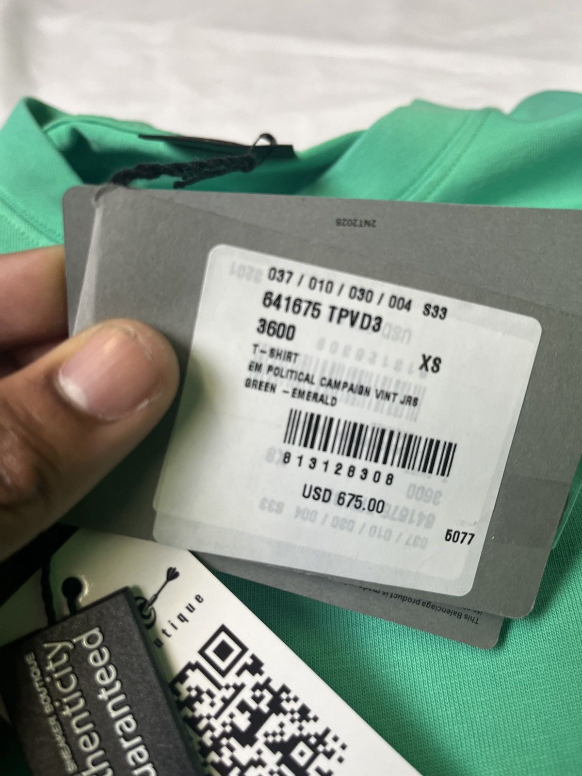 Balenciaga Balenciaga Political Campaign Logo Bright Green T-Shirt Size US XS / EU 42 / 0 - 7 Thumbnail