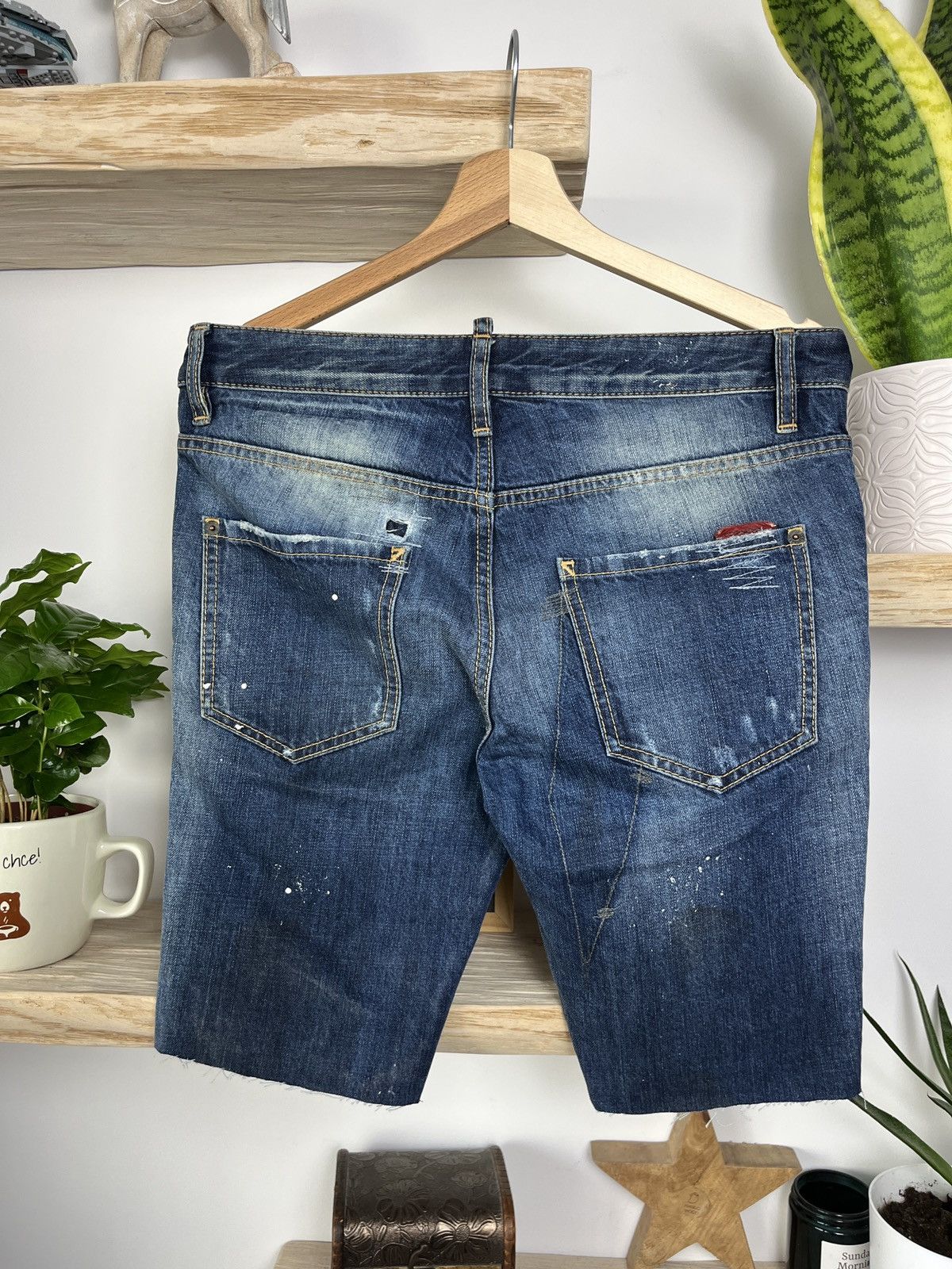 Dsquared2 × Japanese Brand Dsquared2 Denim Shorts Jeans Designer Rare Streetwear Hype Size US 30 / EU 46 - 2 Thumbnail