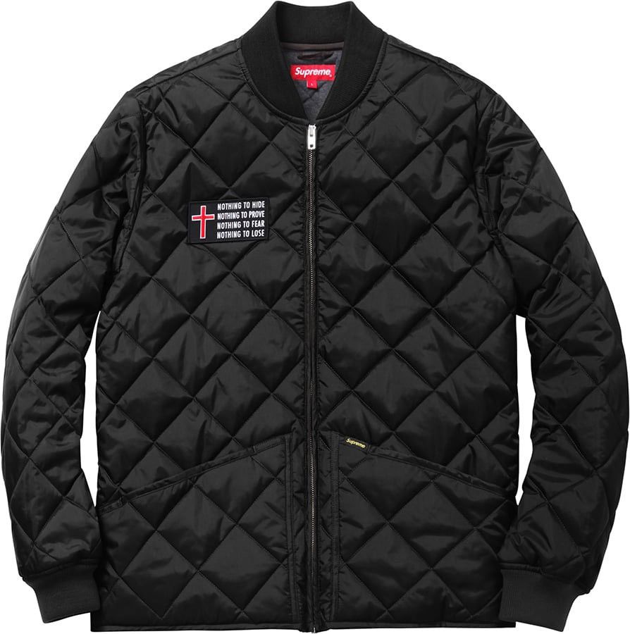 Supreme SUPREME AOI PANDEMIC BUSINESS QUILTED WORK JACKET XL FW24