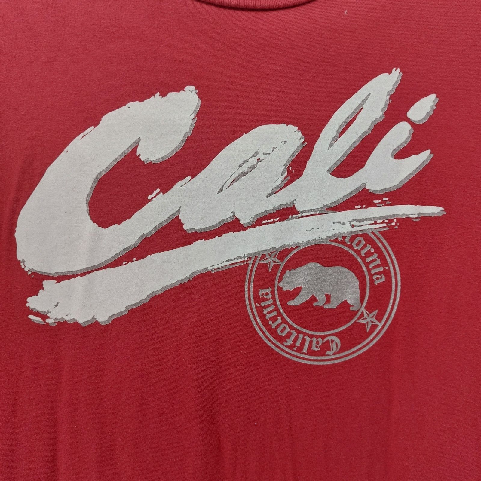 Other California Men's Red T-Shirt West Coast 100% Cotton Size XL Size US XL / EU 56 / 4 - 4 Thumbnail