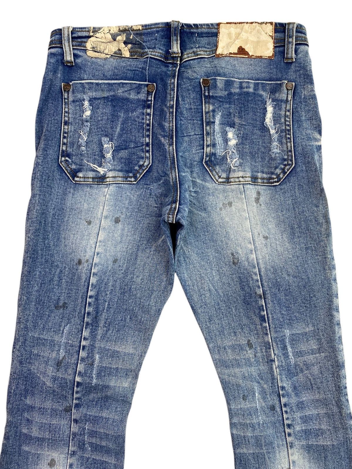 Other Japanese Brand Retro Raw Hem Style Bell Bottom Jeans Size US 26 / EU 42 - 4 Thumbnail
