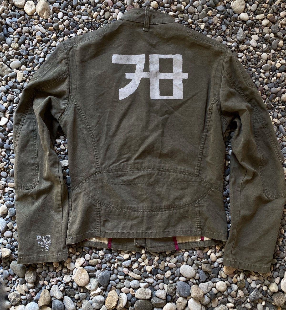 Diesel Vintage Diesel Black Gold x Japanese Biker Jacket 7Yr Brain Size US M / EU 48-50 / 2 - 2 Thumbnail