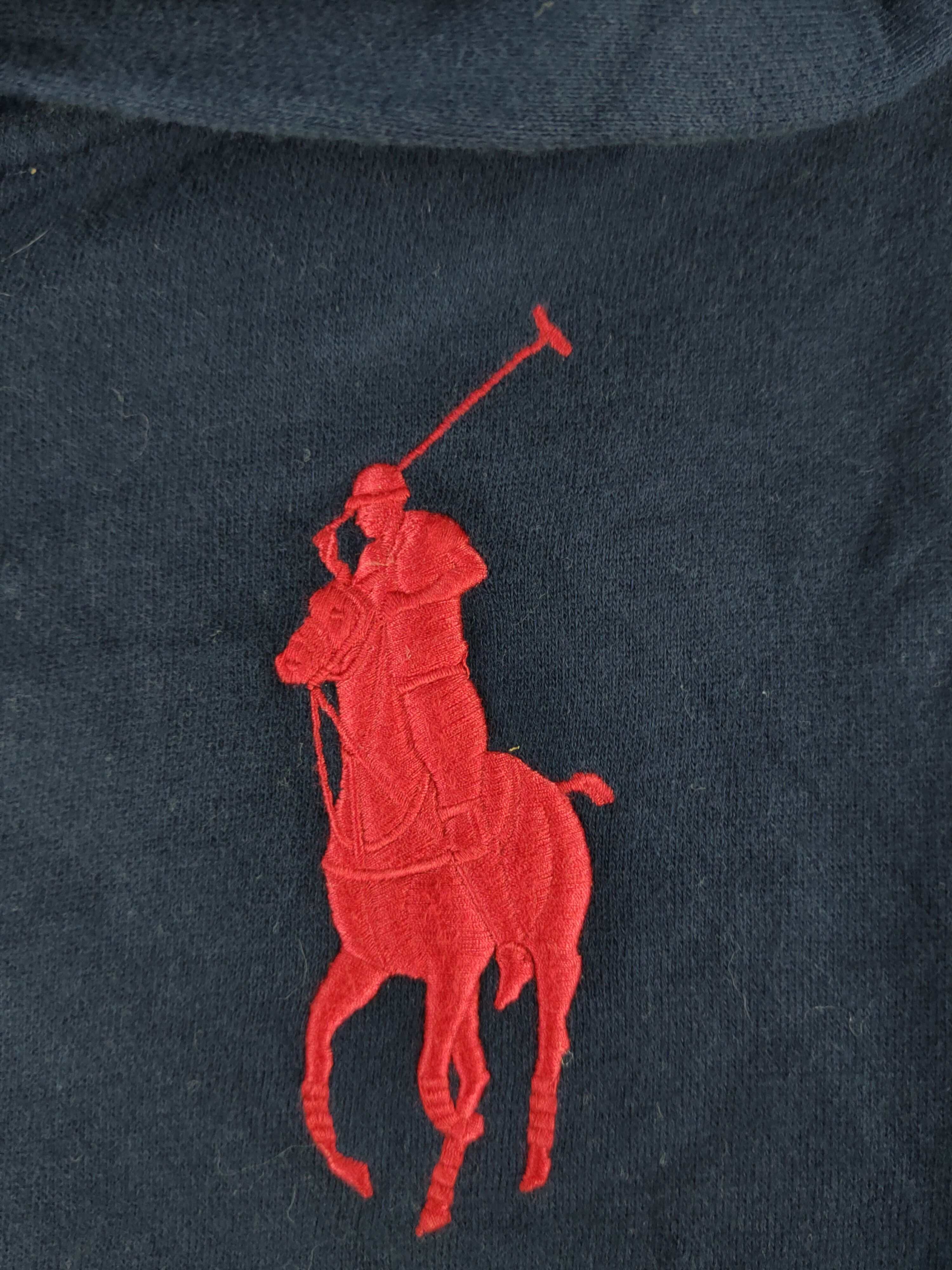 Polo Ralph Lauren DL Polo Ralph Lauren Navy Hoodie Sweaters #2448 Size S / US 4 / IT 40 - 3 Thumbnail