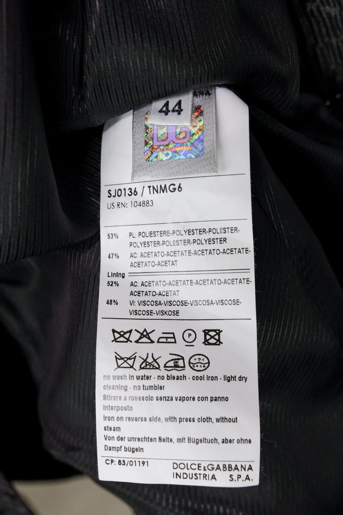 Dolce & Gabbana Dolce & Gabbana Textured Blazer Size M / US 6-8 / IT 42-44 - 10 Thumbnail