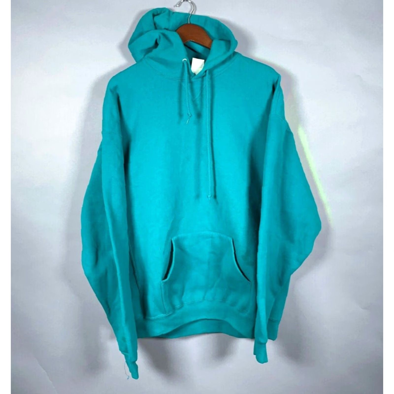 Russell Athletic Russell Athletic Hoodie Adult 2XL Green Sweatshirt Heavyweight Cotton Blend Fleece Retro Logo Mens Size US XXL / EU 58 / 5 - 2 Thumbnail