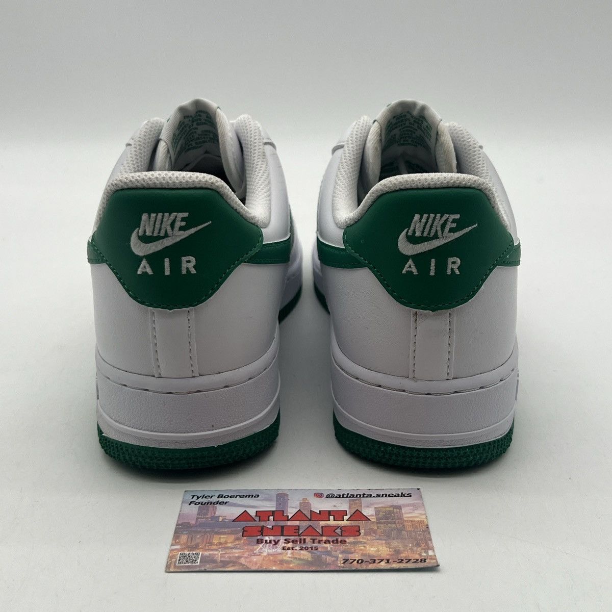 Nike Air Force 1 white malachite Size US 8.5 / EU 41-42 - 3 Thumbnail