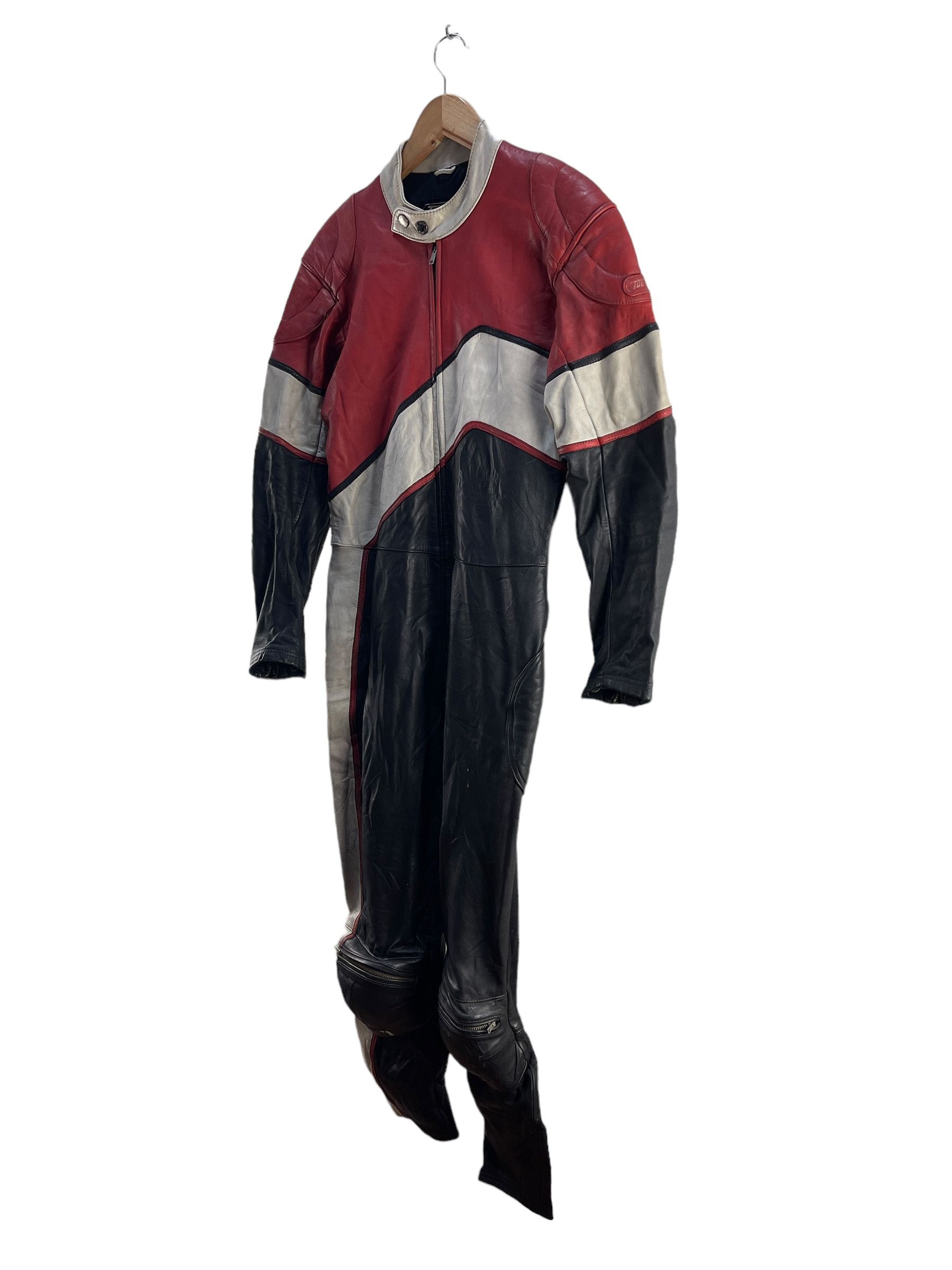 Genuine Leather Vintage Top Rider by Nagato Rider Racing Suit Jacket Size US 30 / EU 46 - 4 Thumbnail