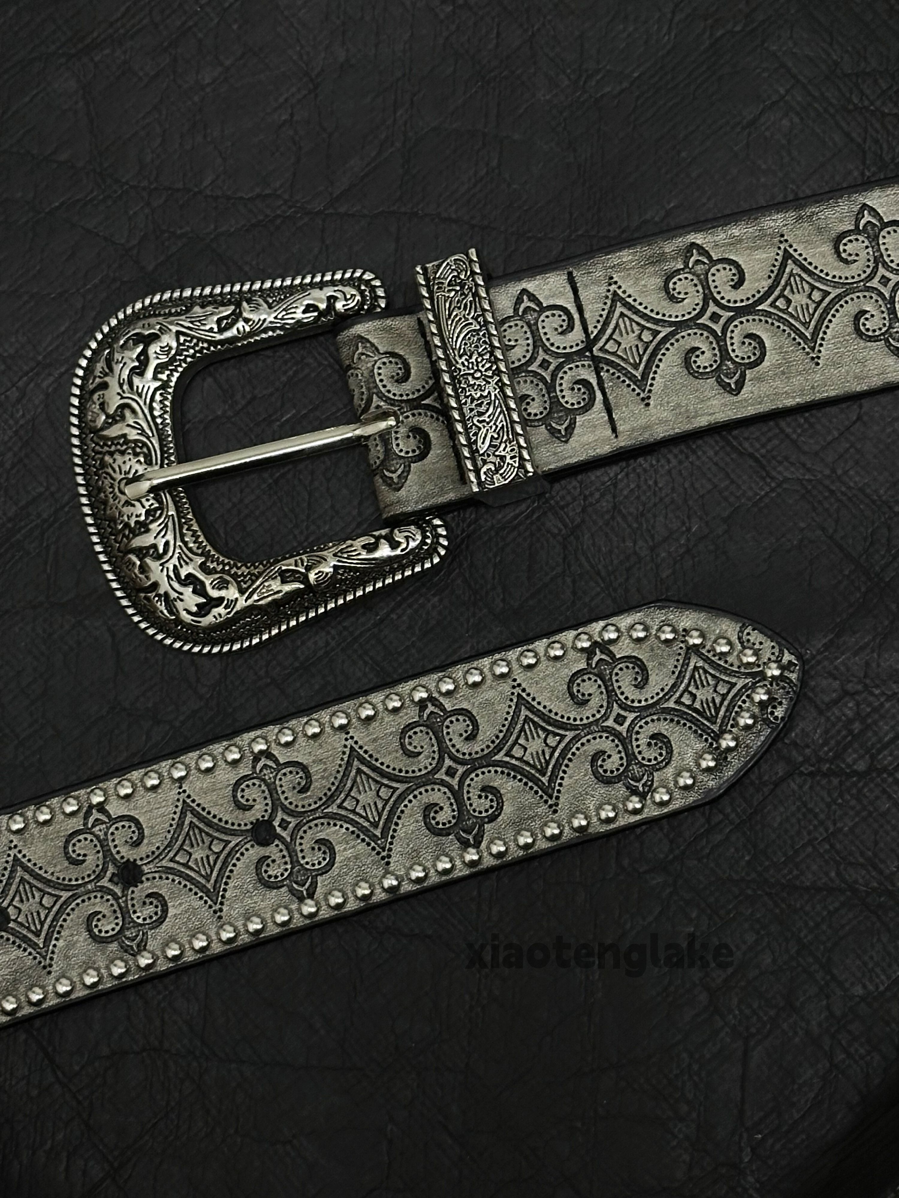 Japanese Brand Unisex utility punk yuppie full pattern festival belt Size ONE SIZE - 3 Thumbnail