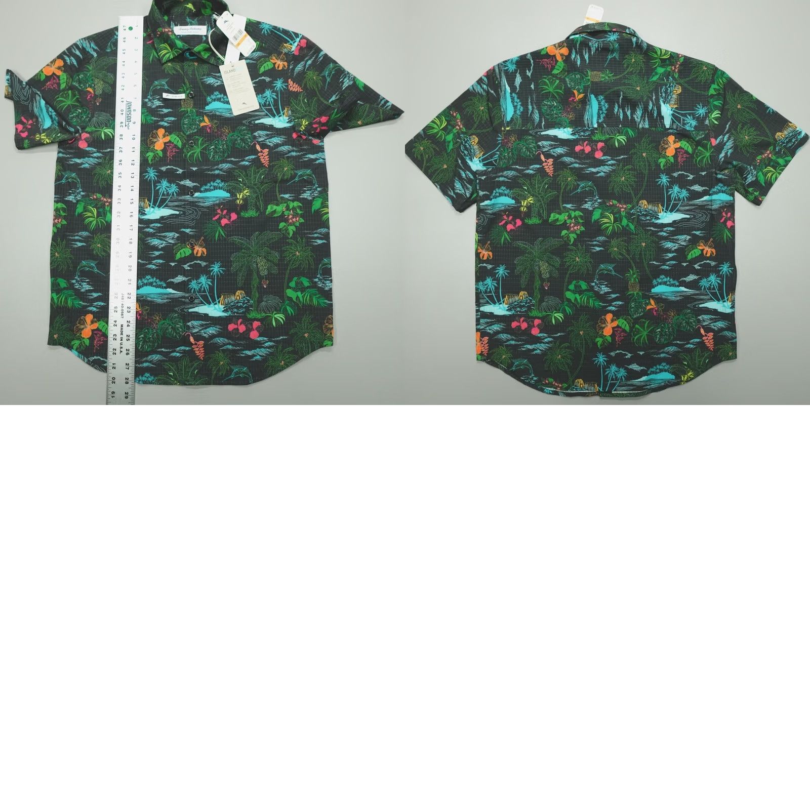 Tommy Bahama VINTAGE Tommy Bahama Coast Camp Shirt Neon Shores Black Island Zone Mens S Coast Camp Shirt Neon Shores Black Island Zone Mens S Size US S / EU 44-46 / 1 - 8 Thumbnail