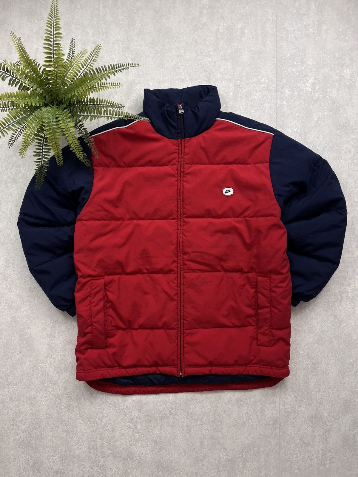 Nike × Vintage 90’s NIKE AD 72 RETRO DOWN PUFFER JACKET SWOOSH LOGO Y2K Size US L / EU 52-54 / 3 - 1 Thumbnail