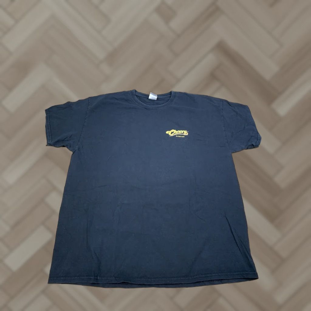 Gildan Cheers Boston Shirt Mens XL Black Drinking Is The Norm 11618 Size US XL / EU 56 / 4 - 1 Thumbnail