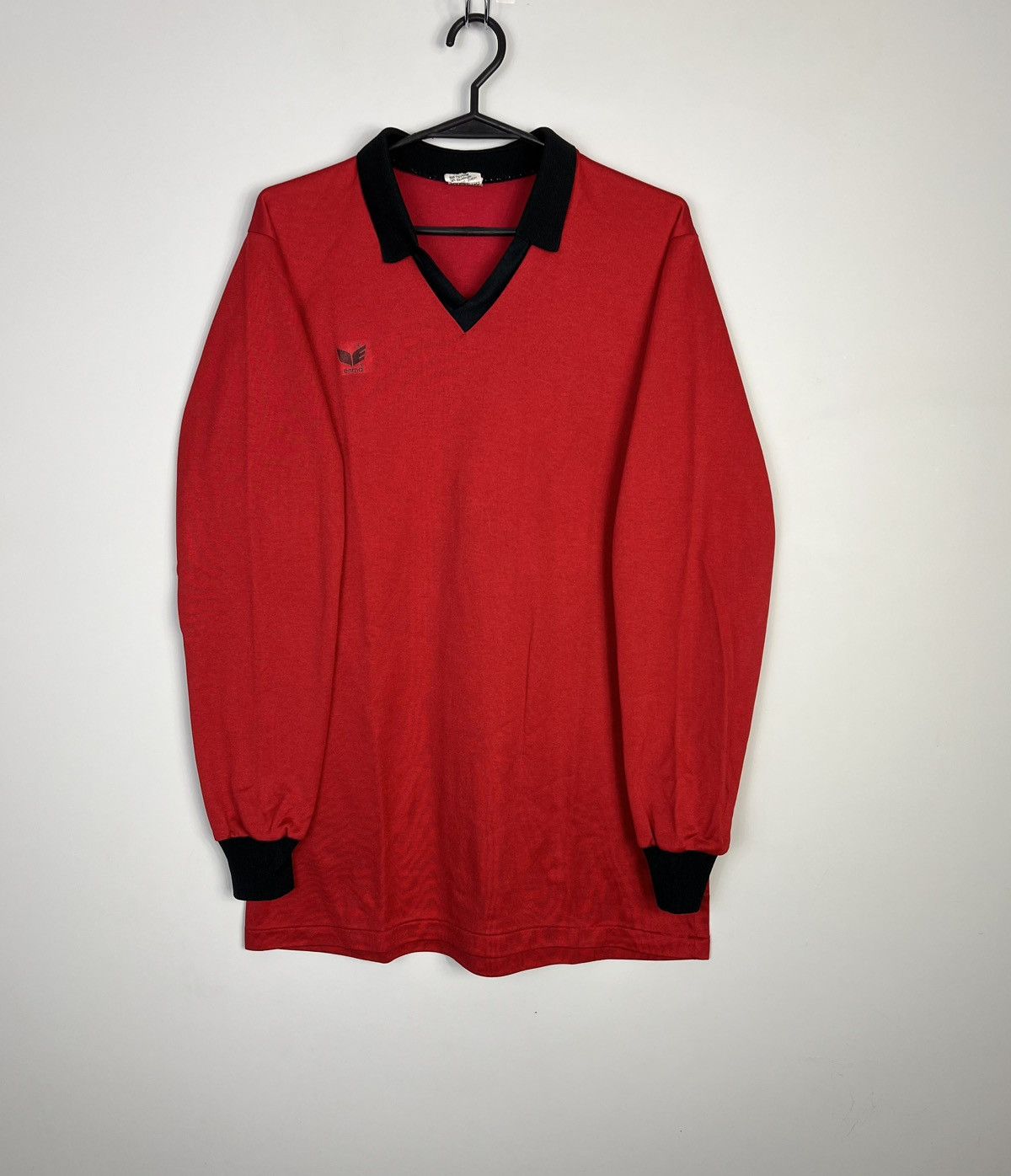 Erima Rare Longsleeve Erima Vintage 80’s Red Sport Football Size US L / EU 52-54 / 3 - 1 Thumbnail