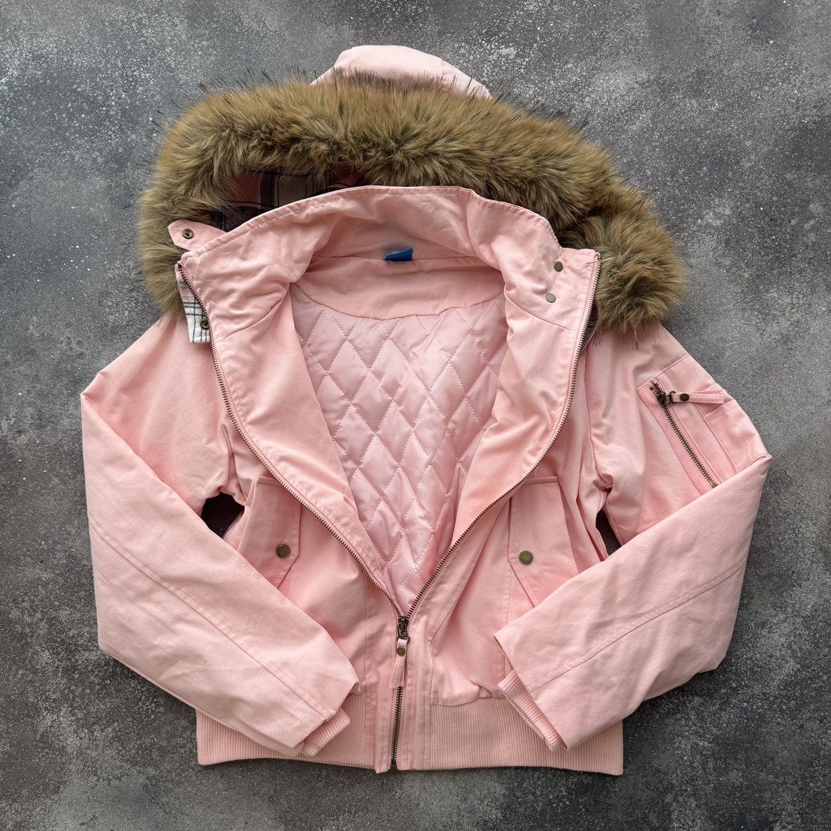 If Six Was Nine Avant Garde Y2K Grunge Faux Fur Details Hooded Jacket Size M / US 6-8 / IT 42-44 - 7 Thumbnail