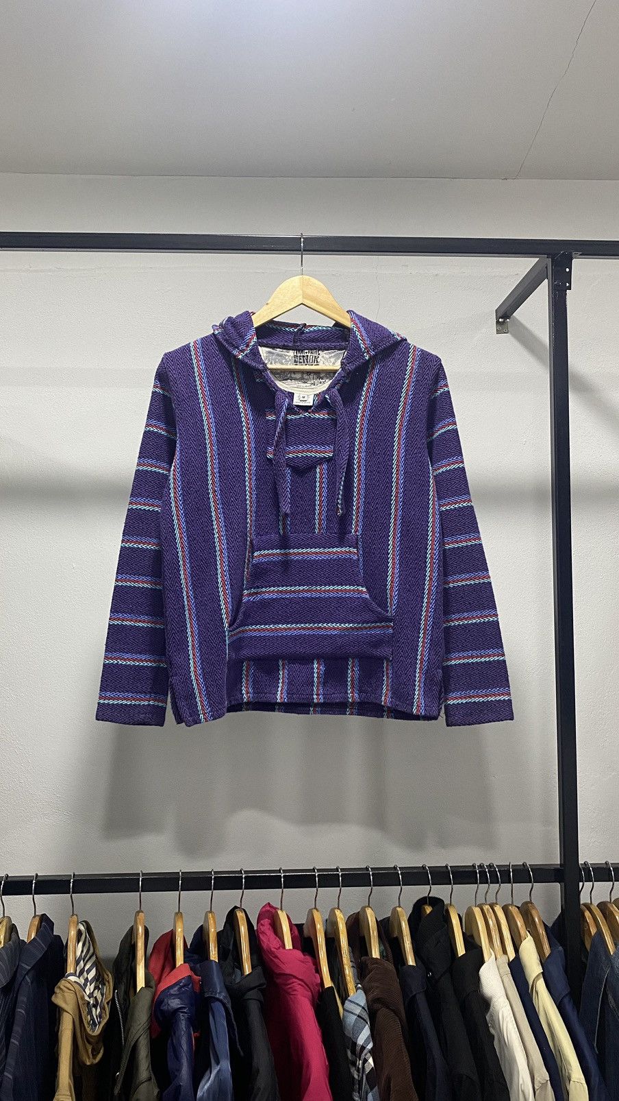 Vintage Vintage Knit Baja Hoodie Mexico 90s Size M / US 6-8 / IT 42-44 - 2 Thumbnail