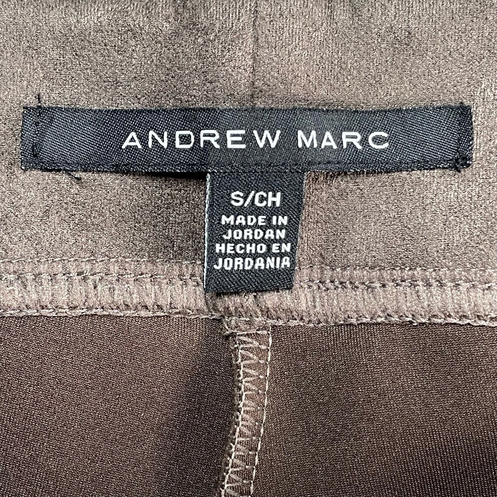 Andrew Marc NWOT Andrew Marc Suede Pleated Pants Size 30" / US 8 / IT 44 - 2 Thumbnail