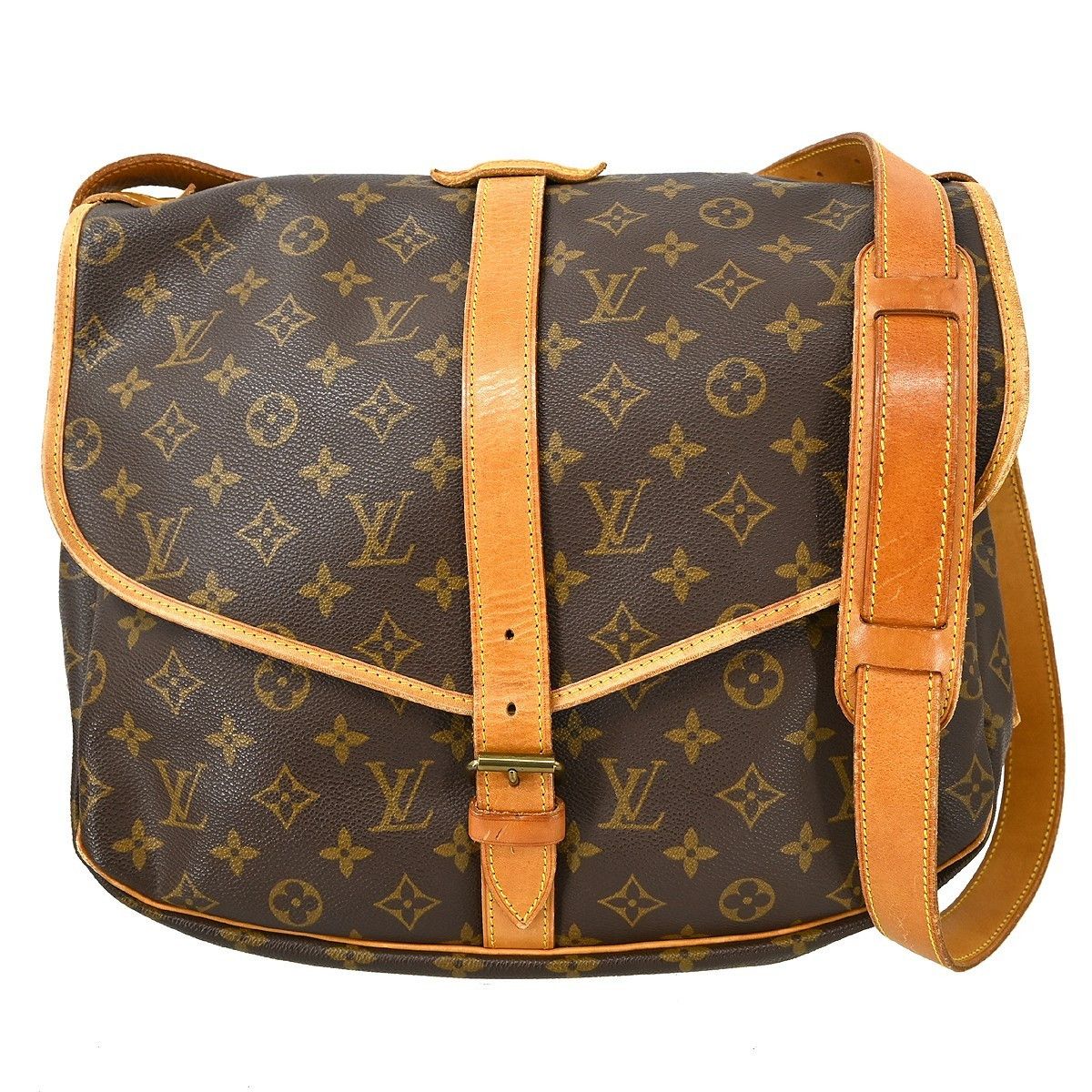 Louis Vuitton Louis Vuitton Saumur Handbag Monogram Canvas Size ONE SIZE - 1 Thumbnail
