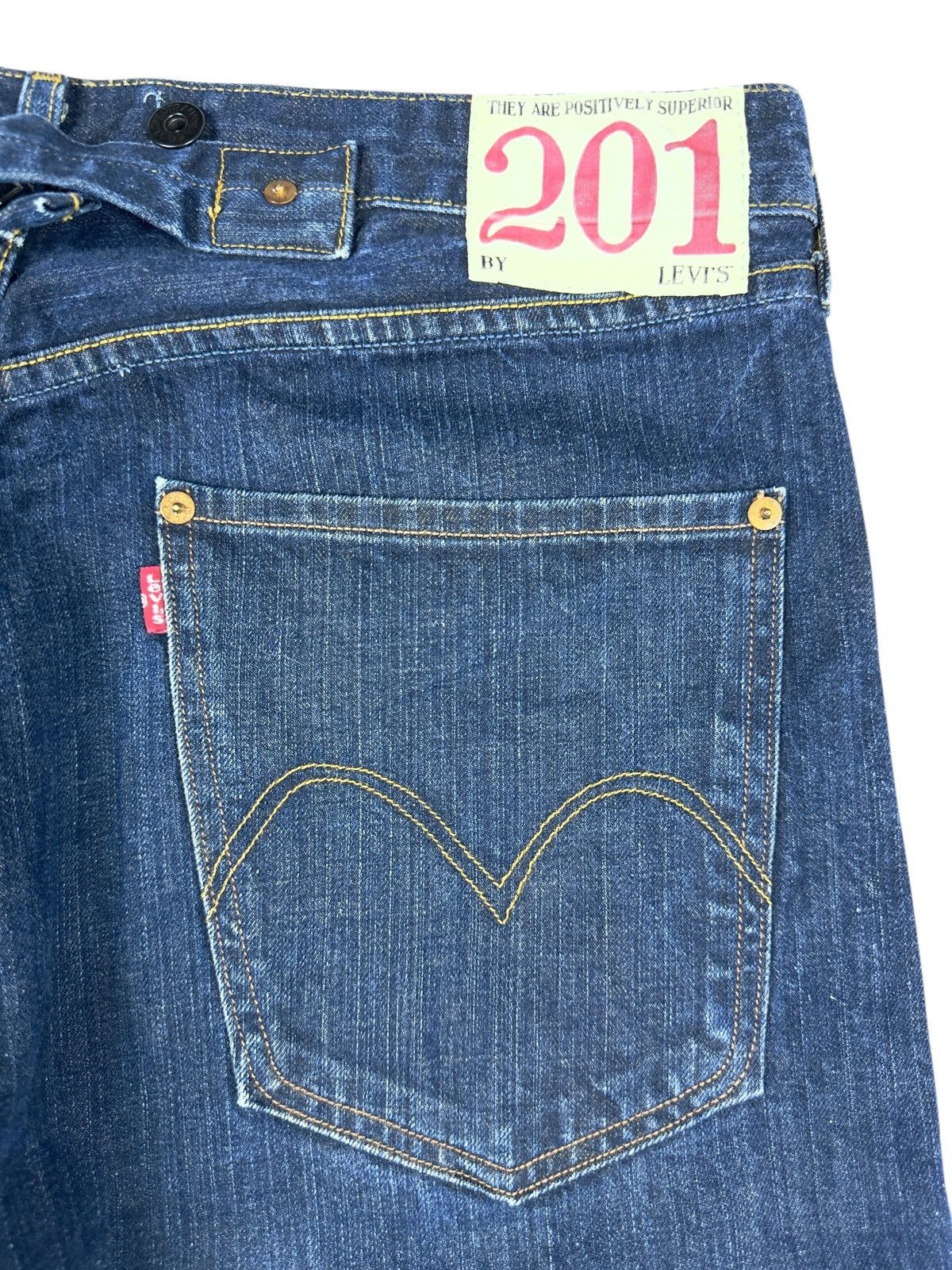 Levi's Authentic Levi’s 201 classic straight jeans 34x32 Size US 34 / EU 50 - 4 Thumbnail