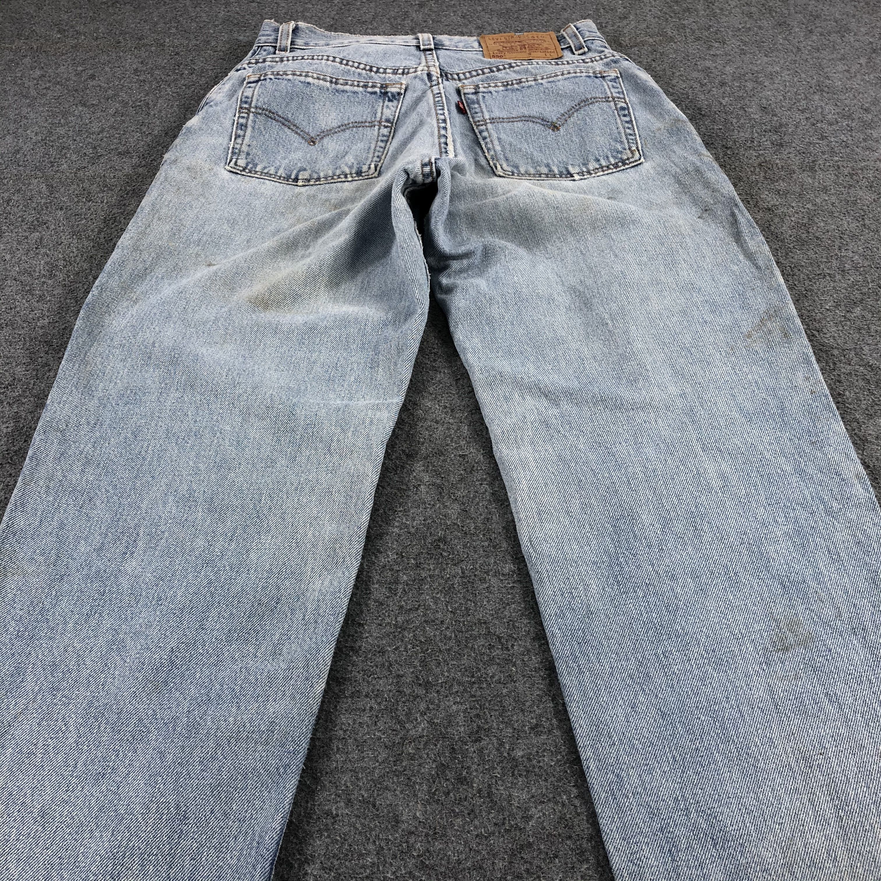 Levi's × Vintage 90s Vintage Light Wash Levis 550 Jeans-JM1705 Size US 29 - 4 Thumbnail