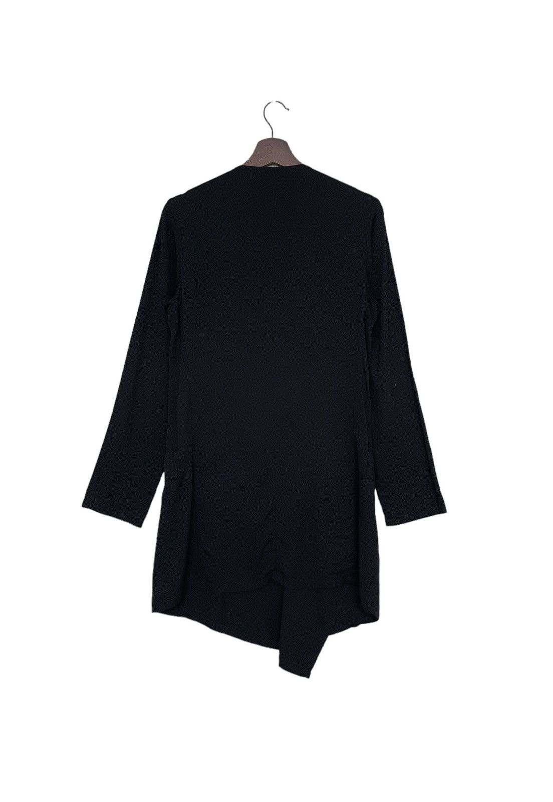 Japanese Brand × Limi Feu Vintage Japanese Brand Black Draped Dress 2000s Size M / US 6-8 / IT 42-44 - 2 Thumbnail