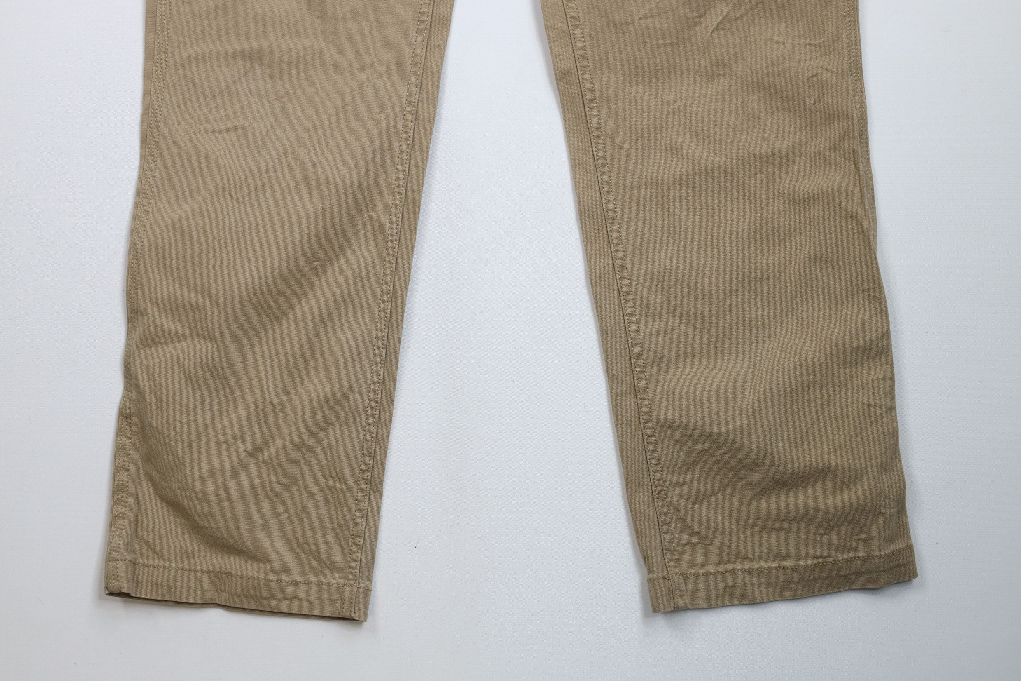 Carhartt × Vintage Vintage Carhartt Relaxed Wide Leg Canvas Pants Beige Brown Size US 36 / EU 52 - 4 Thumbnail