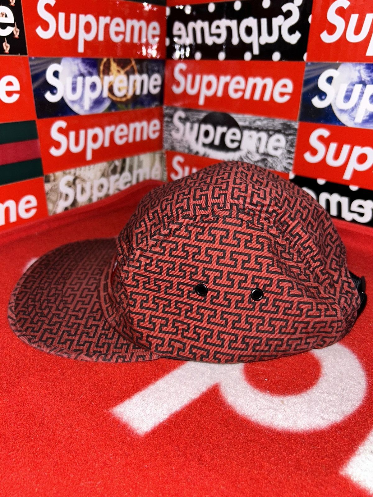 Supreme Supreme Motif Camp Cap FW12 RARE HAT Size ONE SIZE - 5 Thumbnail
