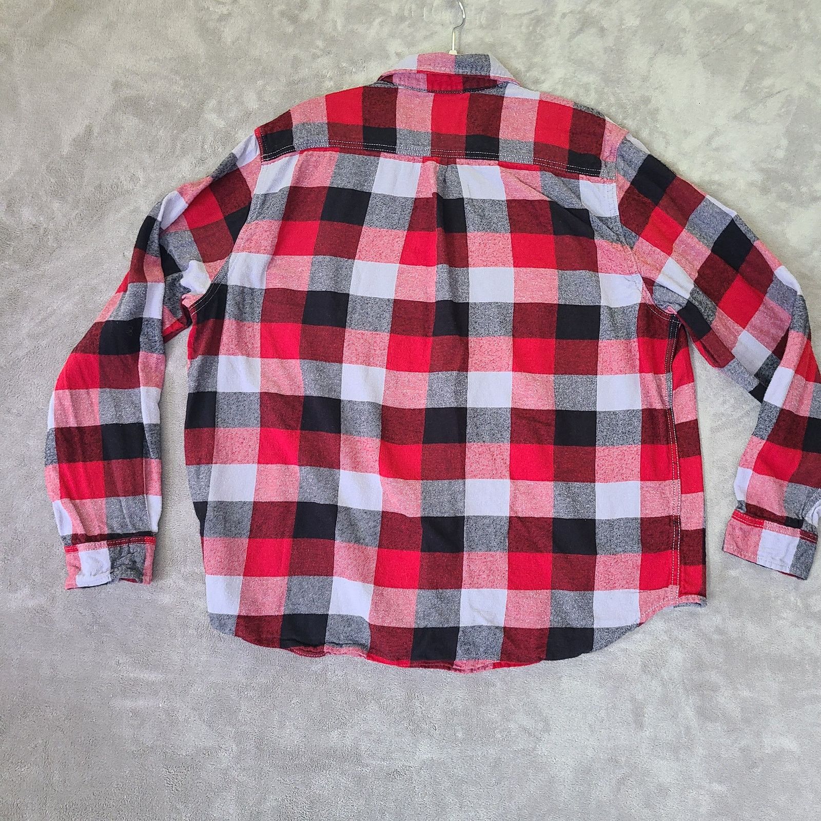 Eddie Bauer Eddie Bauer XXL Plaid Flannel Shirt Black/Gray Size US XXL / EU 58 / 5 - 9 Thumbnail
