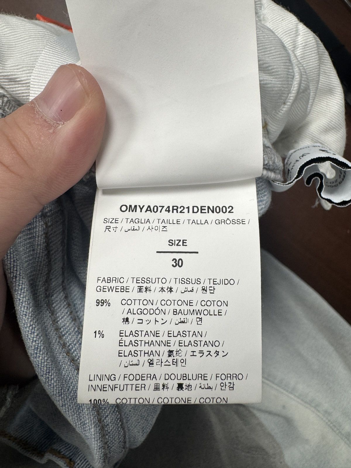 Off-White Off White Denim Jeans Size US 30 / EU 46 - 9 Thumbnail
