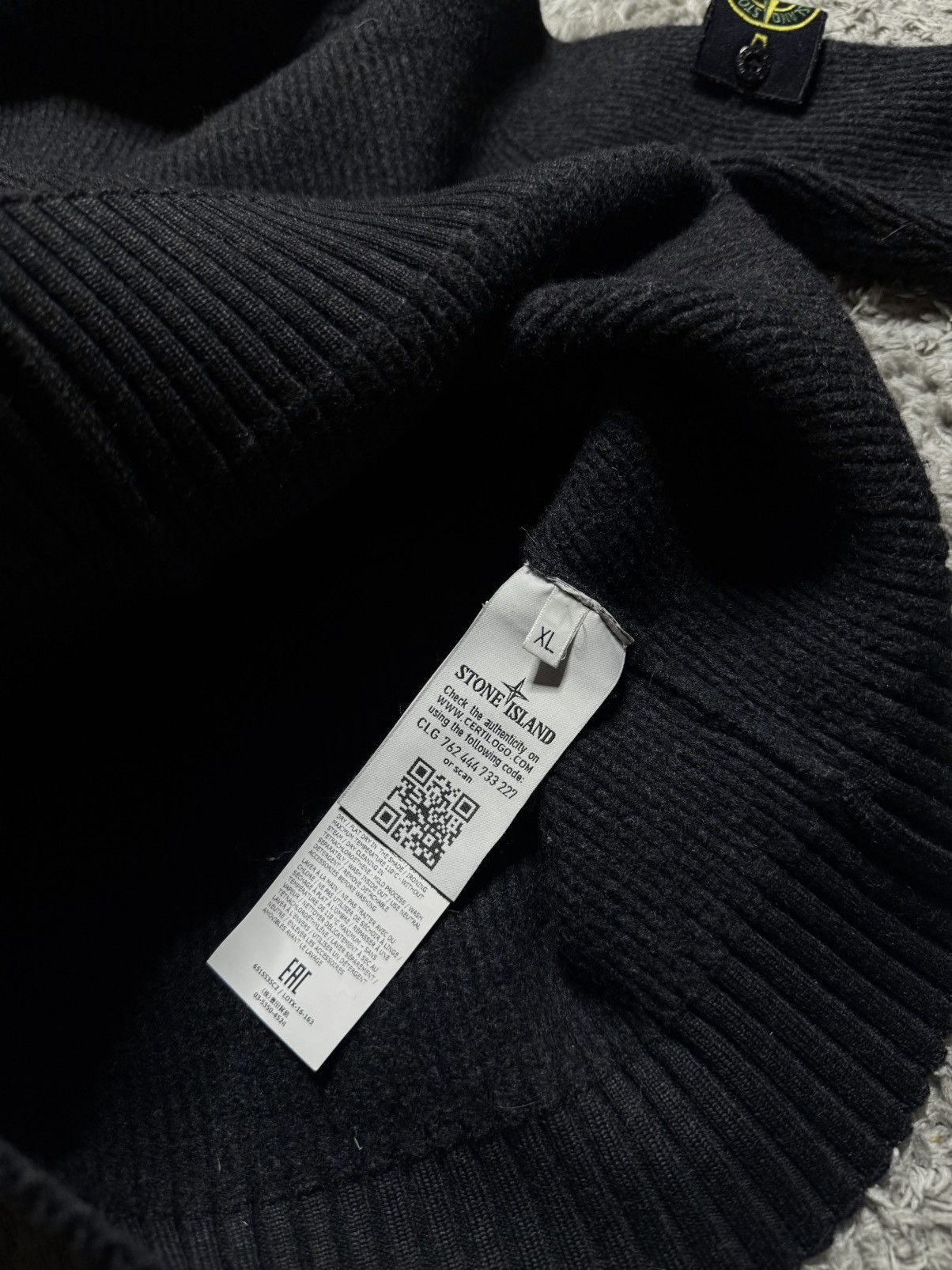 Stone Island Stone Island Sweater Rare Drip Drill Logo Itali Streetwear Size US S / EU 44-46 / 1 - 9 Thumbnail