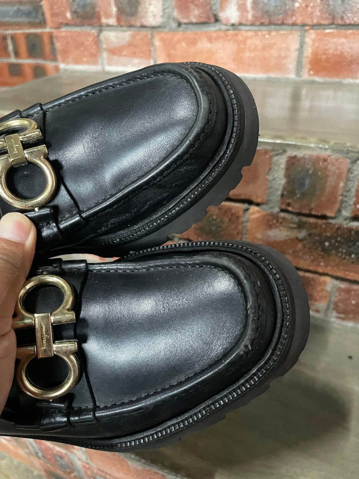 Salvatore Ferragamo Rare Shoes Loafer SALVATORE FERRAGAMORE Size US 7.5 / EU 40-41 - 11 Thumbnail