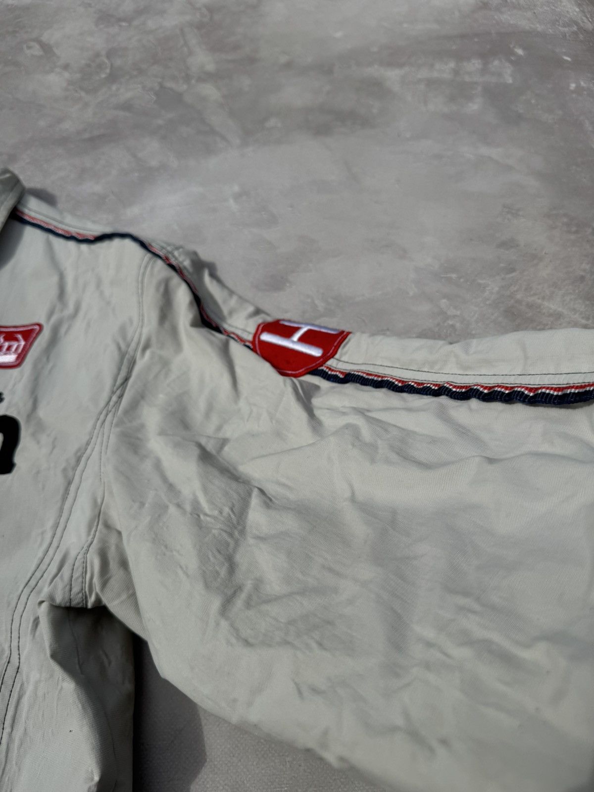 Vintage Vintage Harrison Gibson Y2k Distressed Racing Jacket Size US XL / EU 56 / 4 - 14 Thumbnail