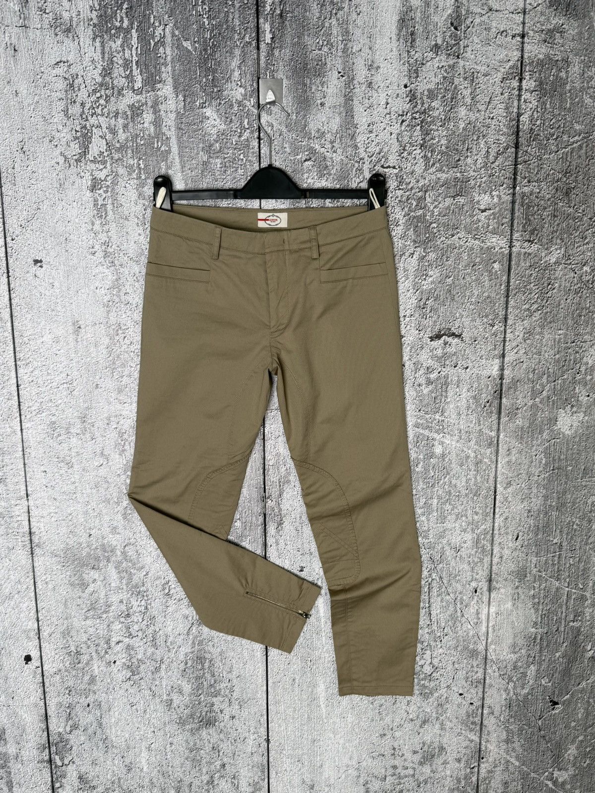 Prada Prada Milano Rare Technical Pants Reinforced Knees Zip Ankle Size 27" / US 4 / IT 40 - 1 Thumbnail